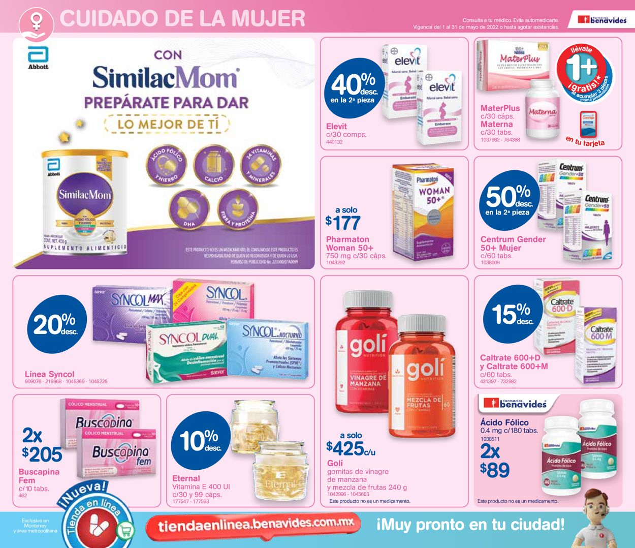 Farmacias Benavides Folleto - 01.05-31.05.2022 (Página 2)