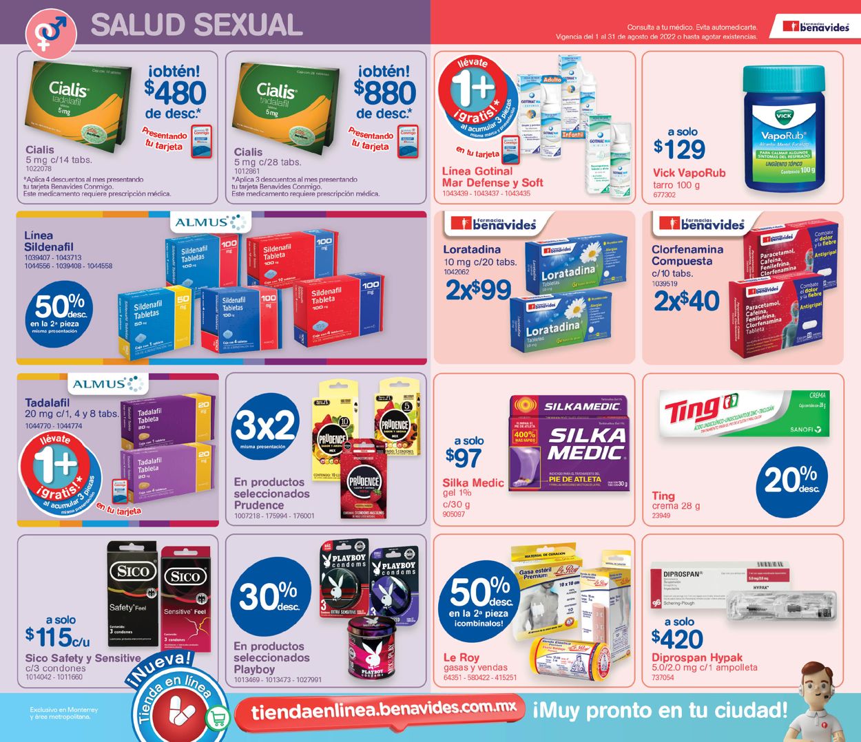 Farmacias Benavides Folleto - 01.08-31.08.2022 (Página 10)