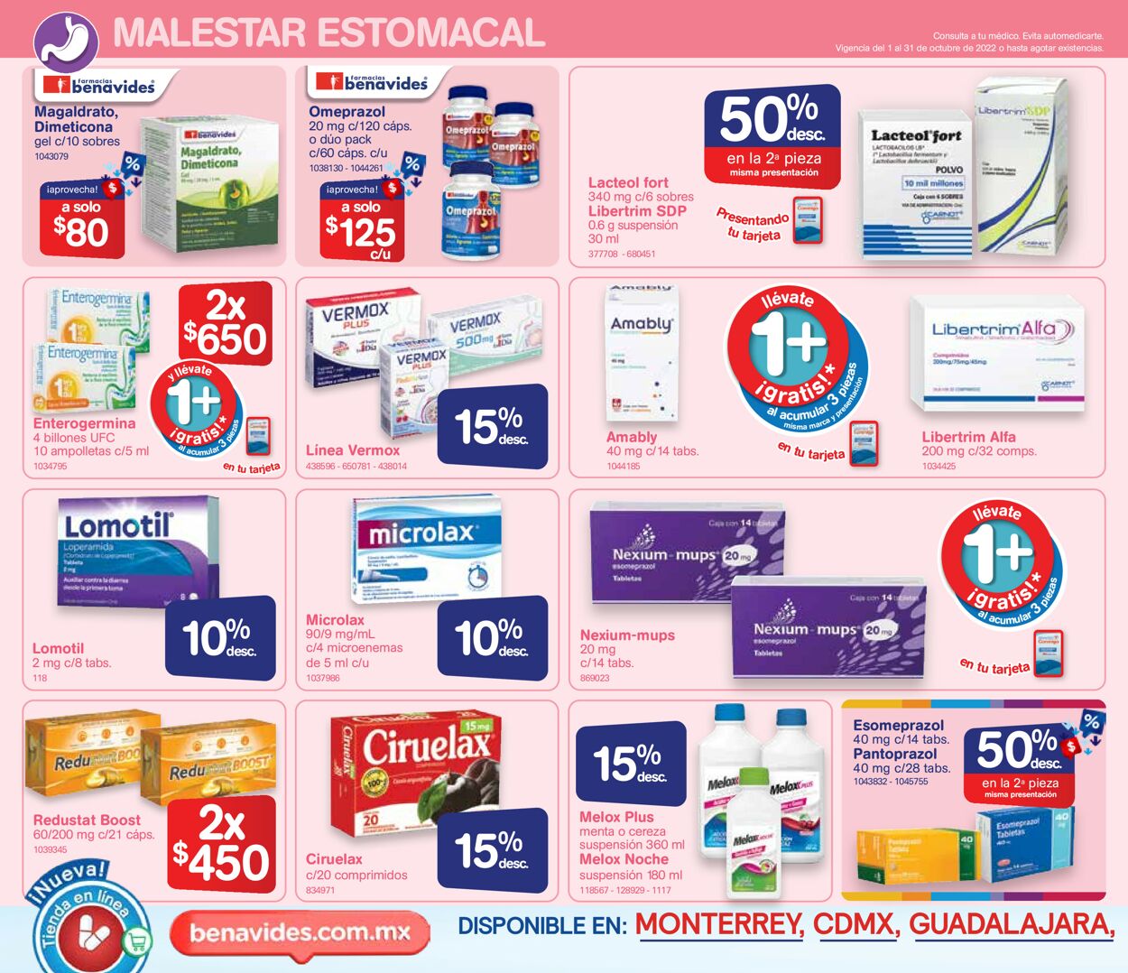 Farmacias Benavides Folleto - 01.10-31.10.2022 (Página 6)