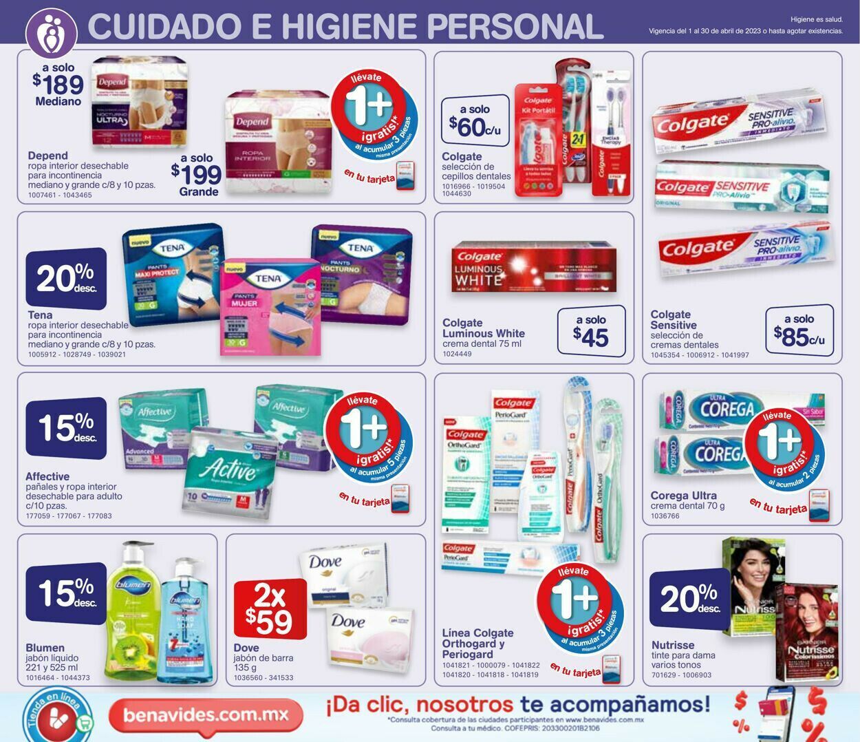 Farmacias Benavides Folleto - 01.04-30.04.2023 (Página 20)