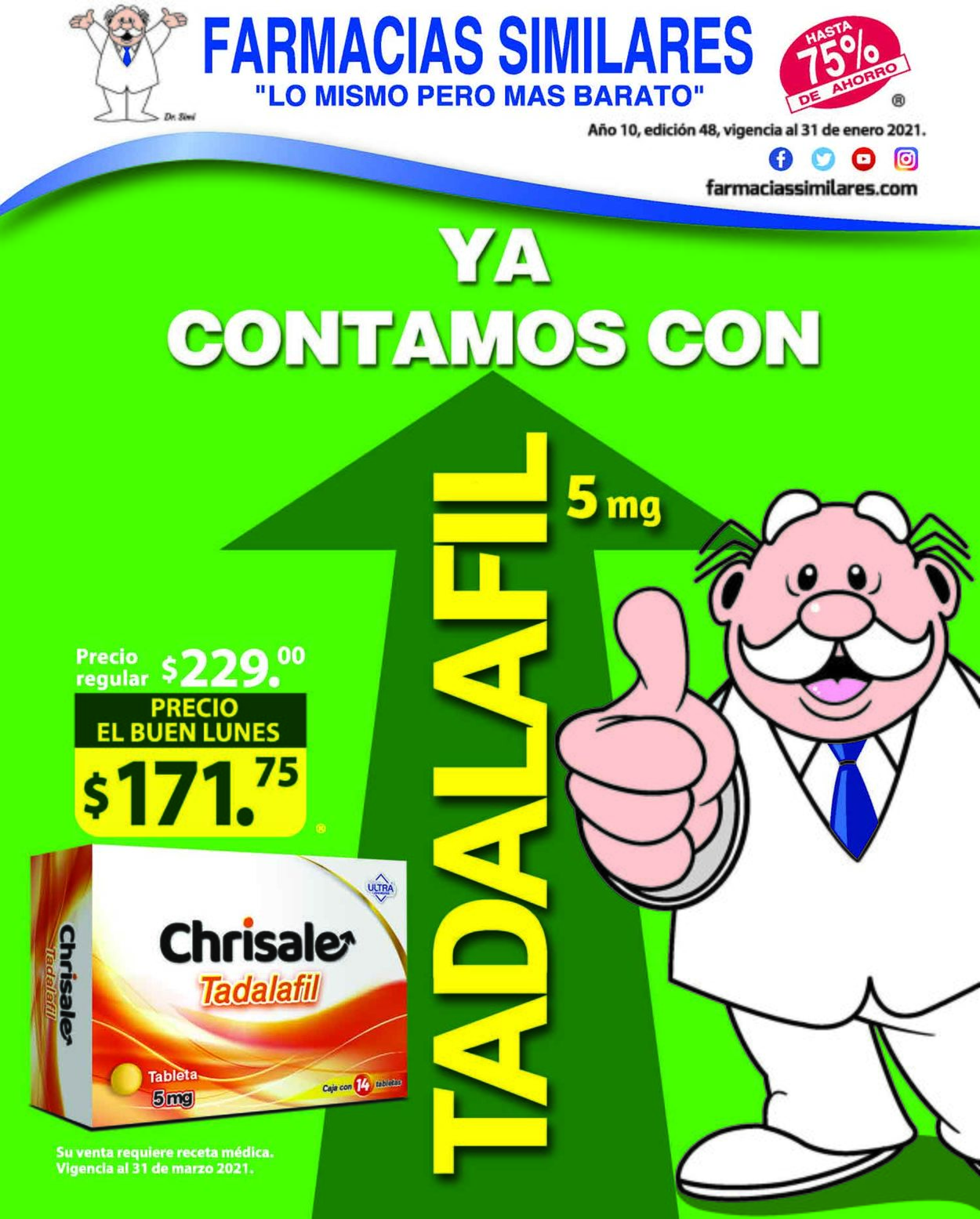 Farmacias Similares Folleto - 01.01-31.01.2021