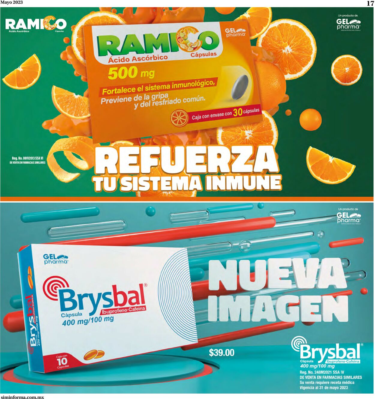 Farmacias Similares Folleto - 15.06-05.07.2023 (Página 17)