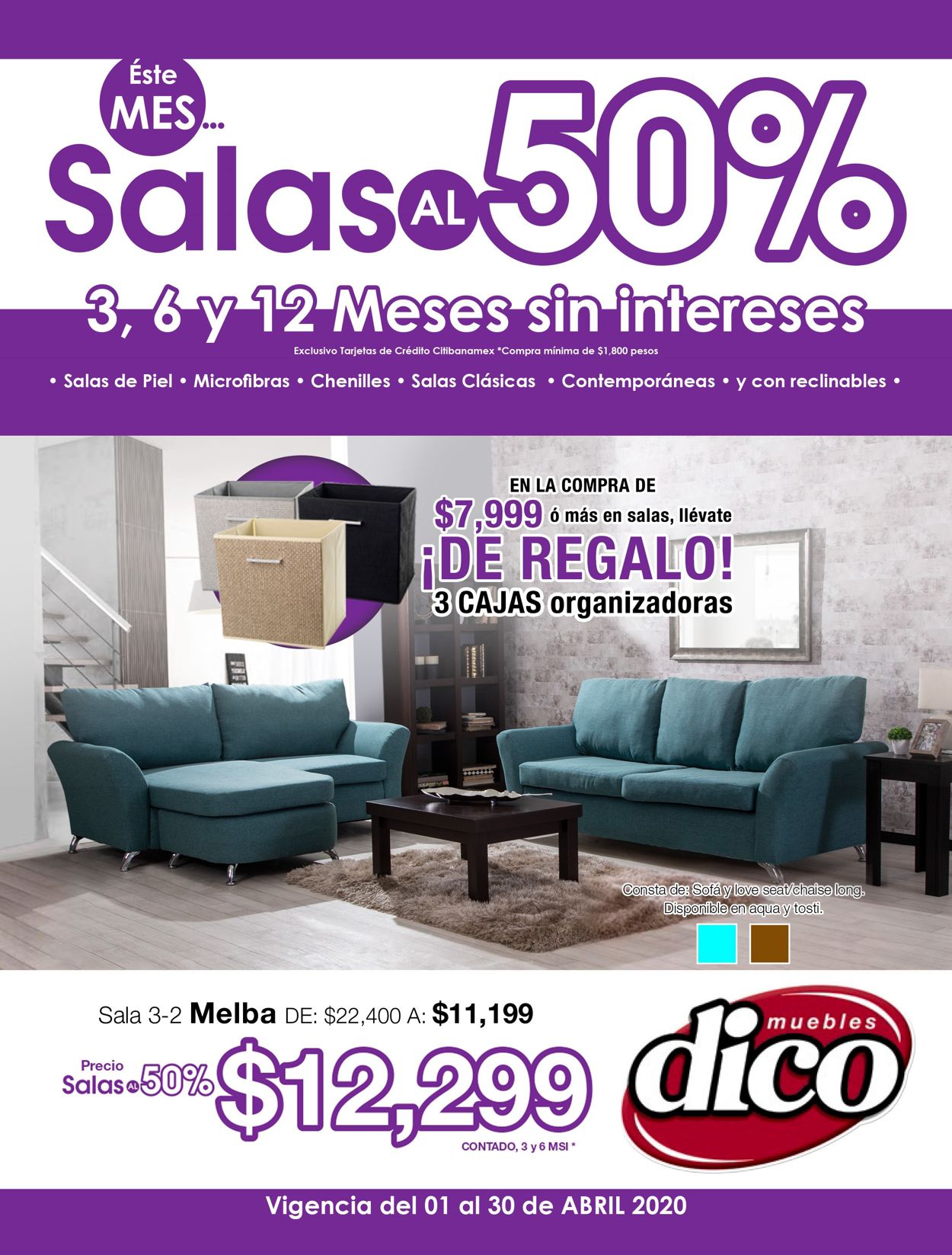 Muebles Dico Folleto - 01.04-30.04.2020