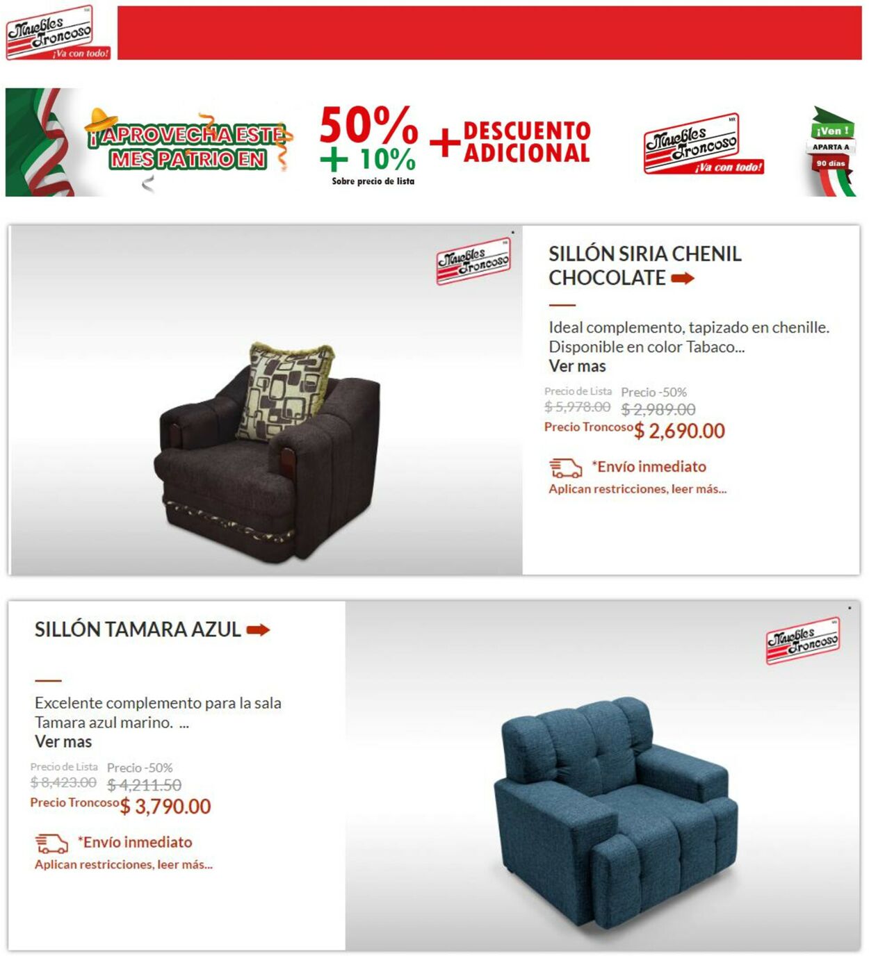 Muebles Troncoso Folleto - 16.09-29.09.2022 (Página 2)
