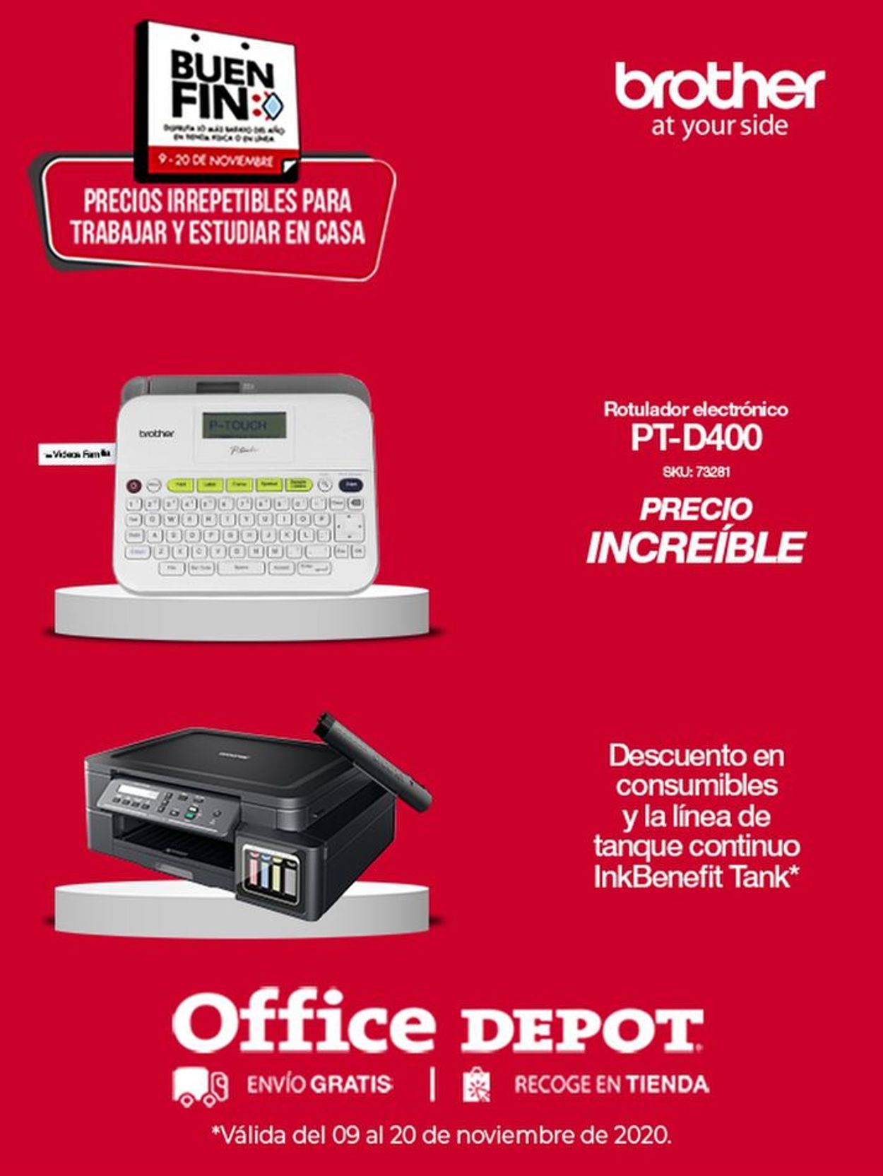Office Depot Folleto - 09.11-20.11.2020