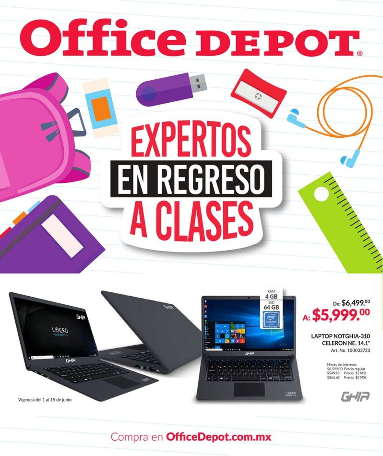 Office Depot Folleto - 01.06-15.06.2021