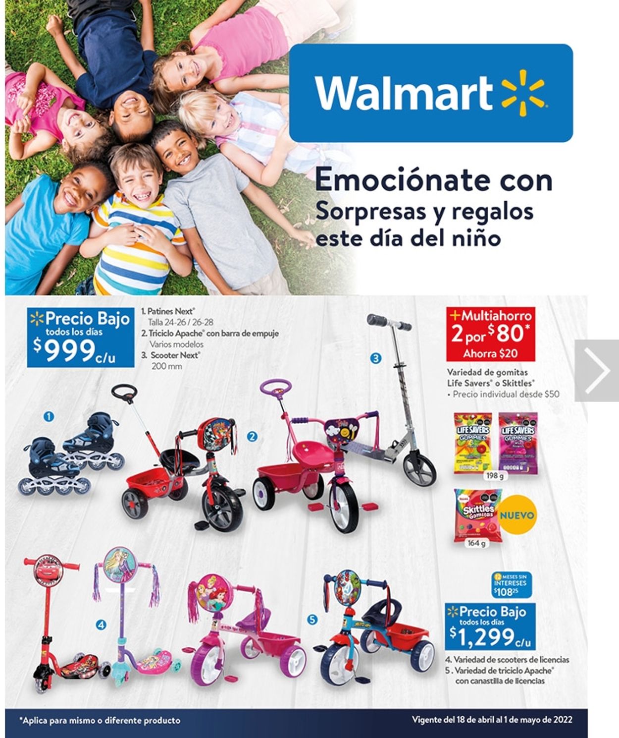 Walmart Folleto - 18.04-01.05.2022