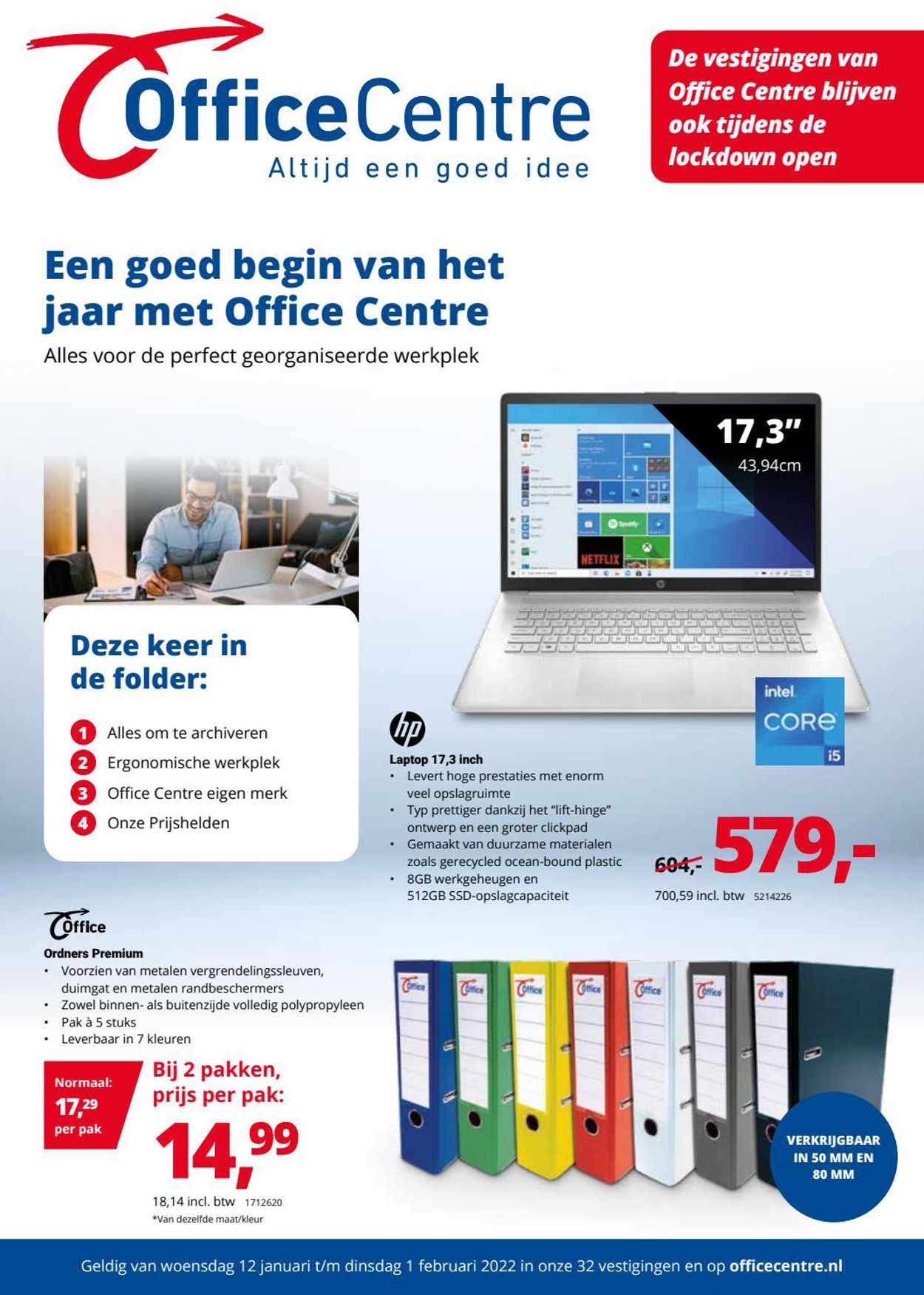 Office Centre Folder - 12.01-01.02.2022