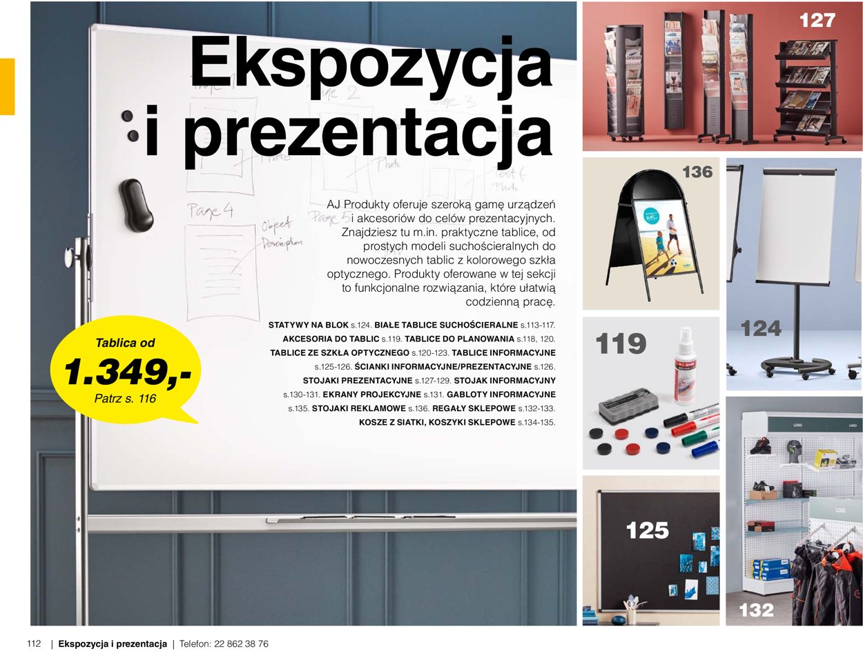 Gazetka promocyjna AJ Produkty - Ekspozycja i Prezentacja - 02.03-30.06.2020