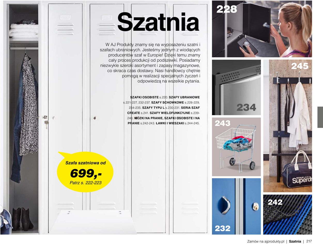 Gazetka promocyjna AJ Produkty - Szatnia - 02.03-30.06.2020