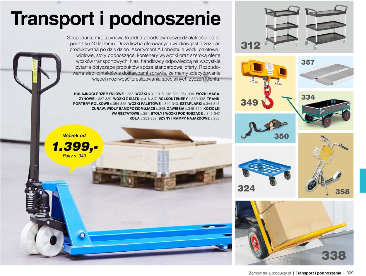 Gazetka promocyjna AJ Produkty - Transport i Podnoszenie - 02.03-30.06.2020