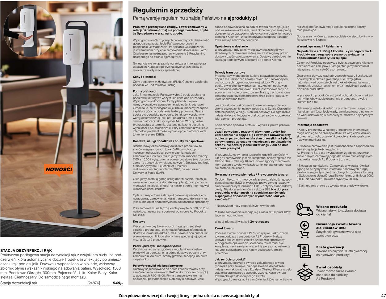 Gazetka promocyjna AJ Produkty - 20.08-31.08.2021 (Strona 47)