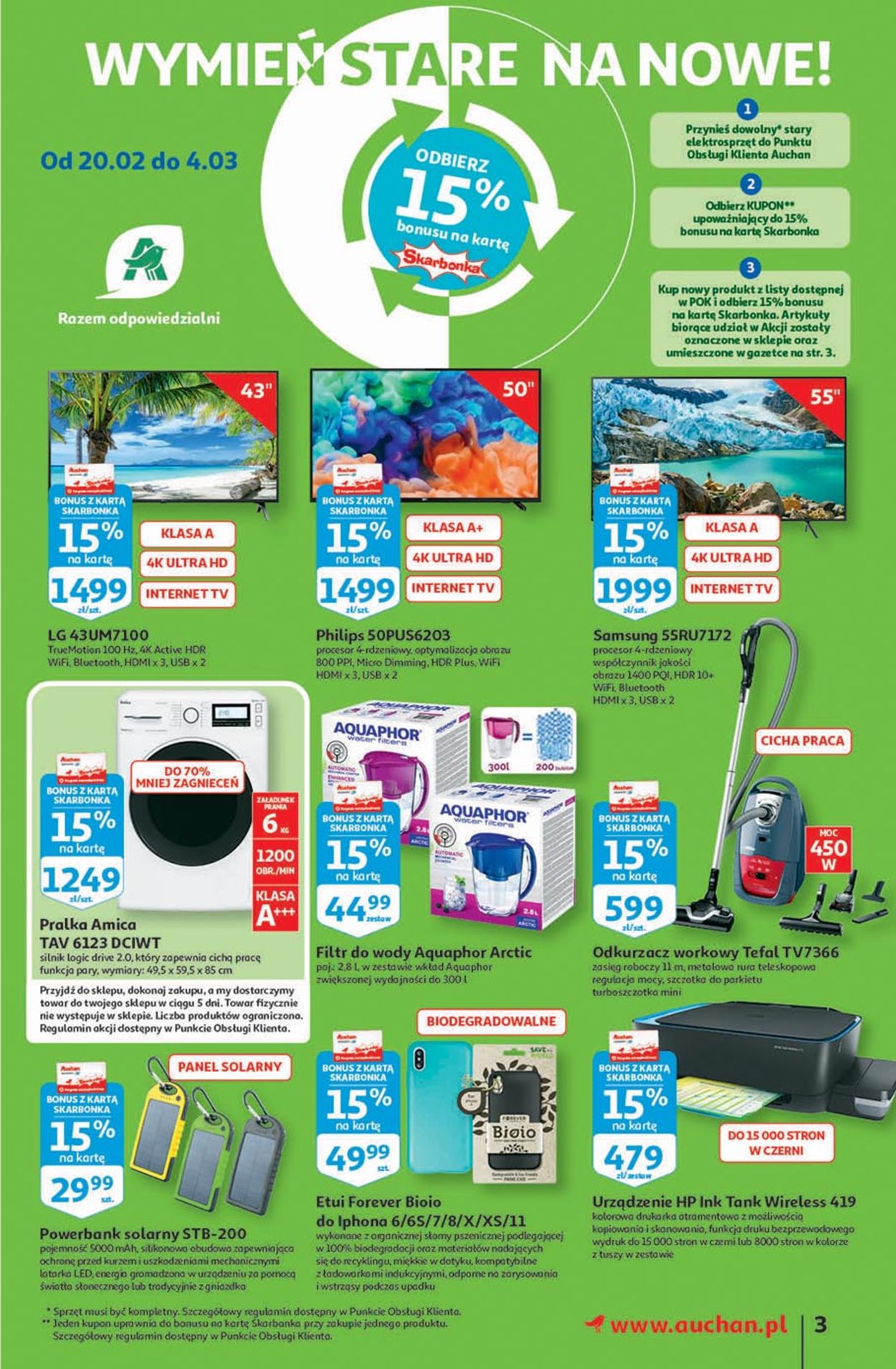 Gazetka promocyjna Auchan - 20.02-26.02.2020 (Strona 3)