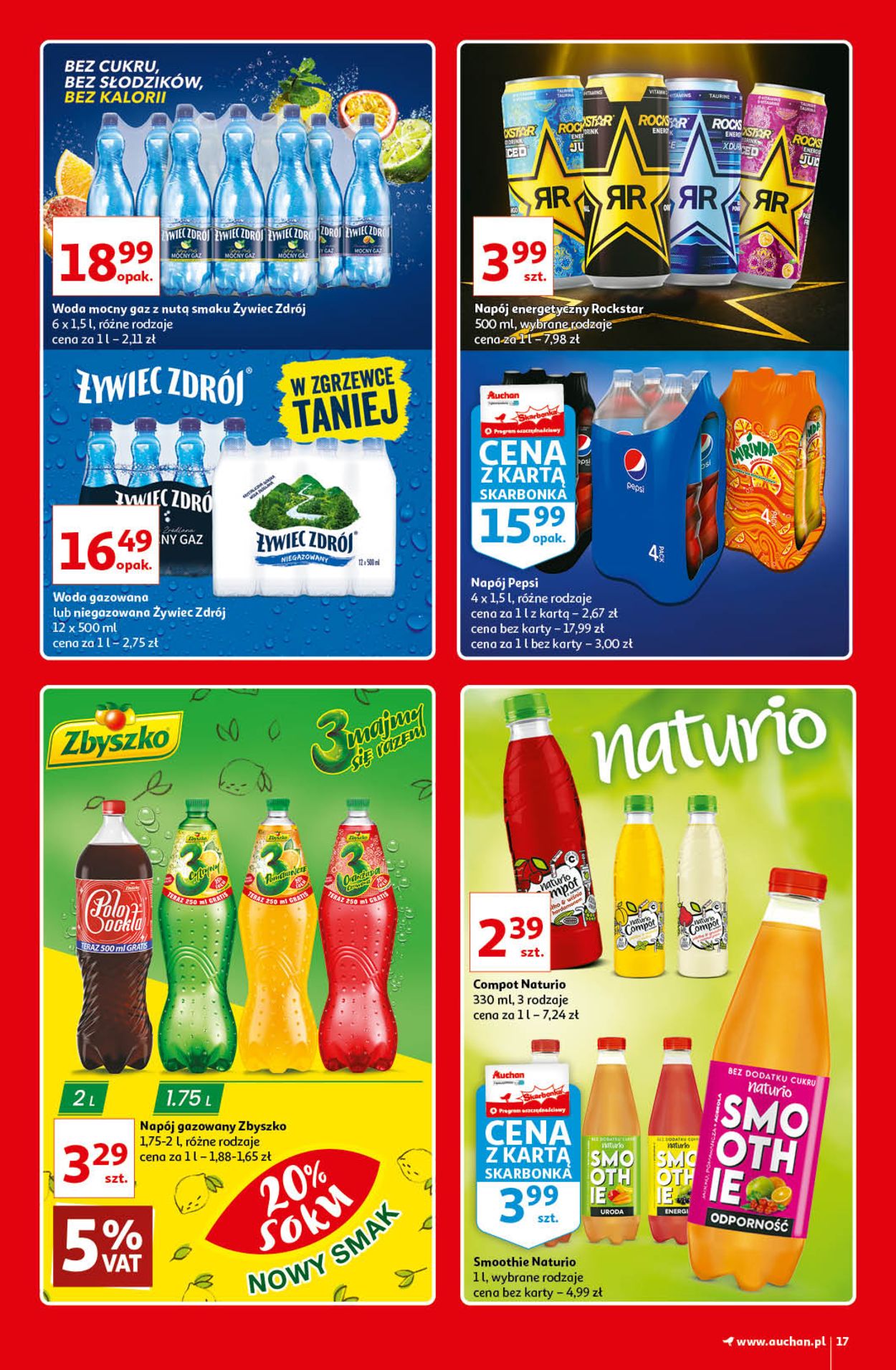 Gazetka promocyjna Auchan Kultowe marki Hipermarkety - 08.04-14.04.2021 (Strona 17)