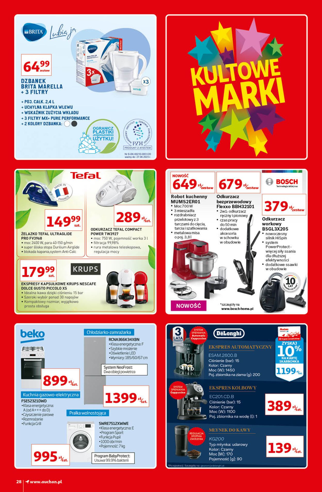 Gazetka promocyjna Auchan Kultowe marki Hipermarkety - 08.04-14.04.2021 (Strona 28)