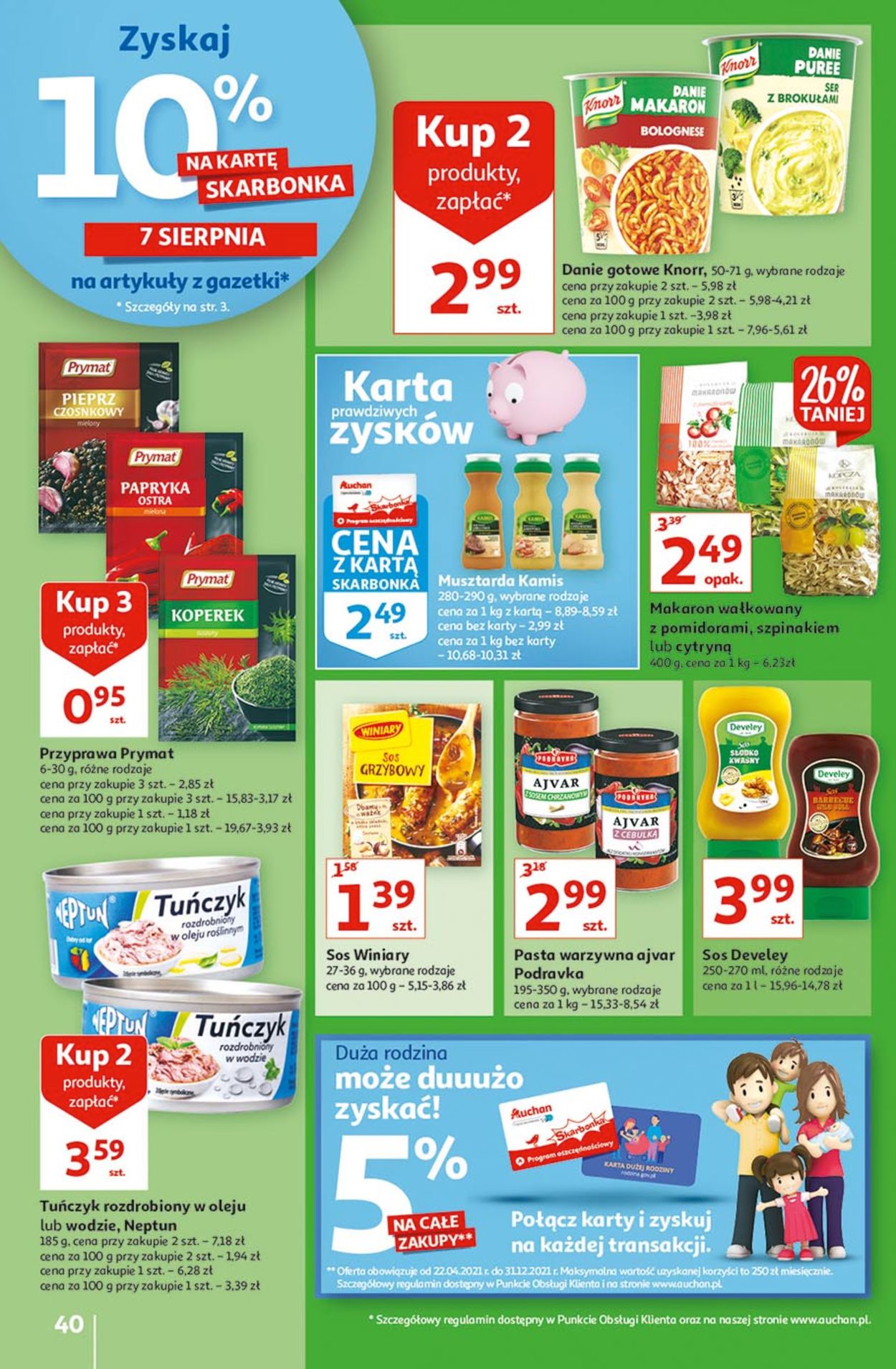 Gazetka promocyjna Auchan - 05.08-11.08.2021 (Strona 40)