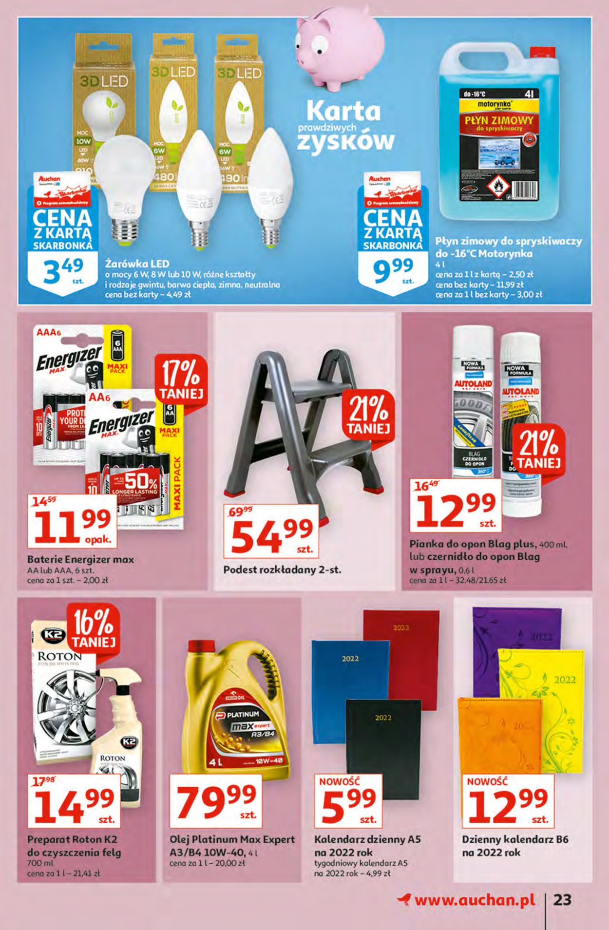 Gazetka promocyjna Auchan Wszystkich Świętych - 14.10-20.10.2021 (Strona 23)