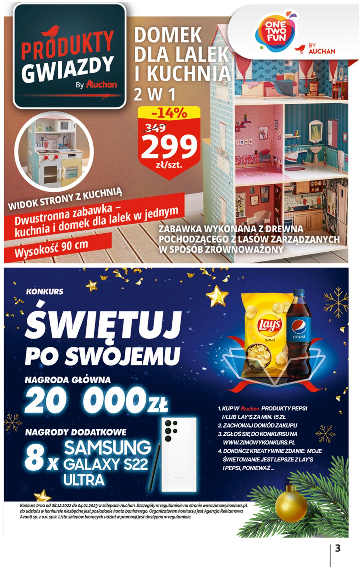 Gazetka promocyjna Auchan - 08.12-14.12.2022 (Strona 3)