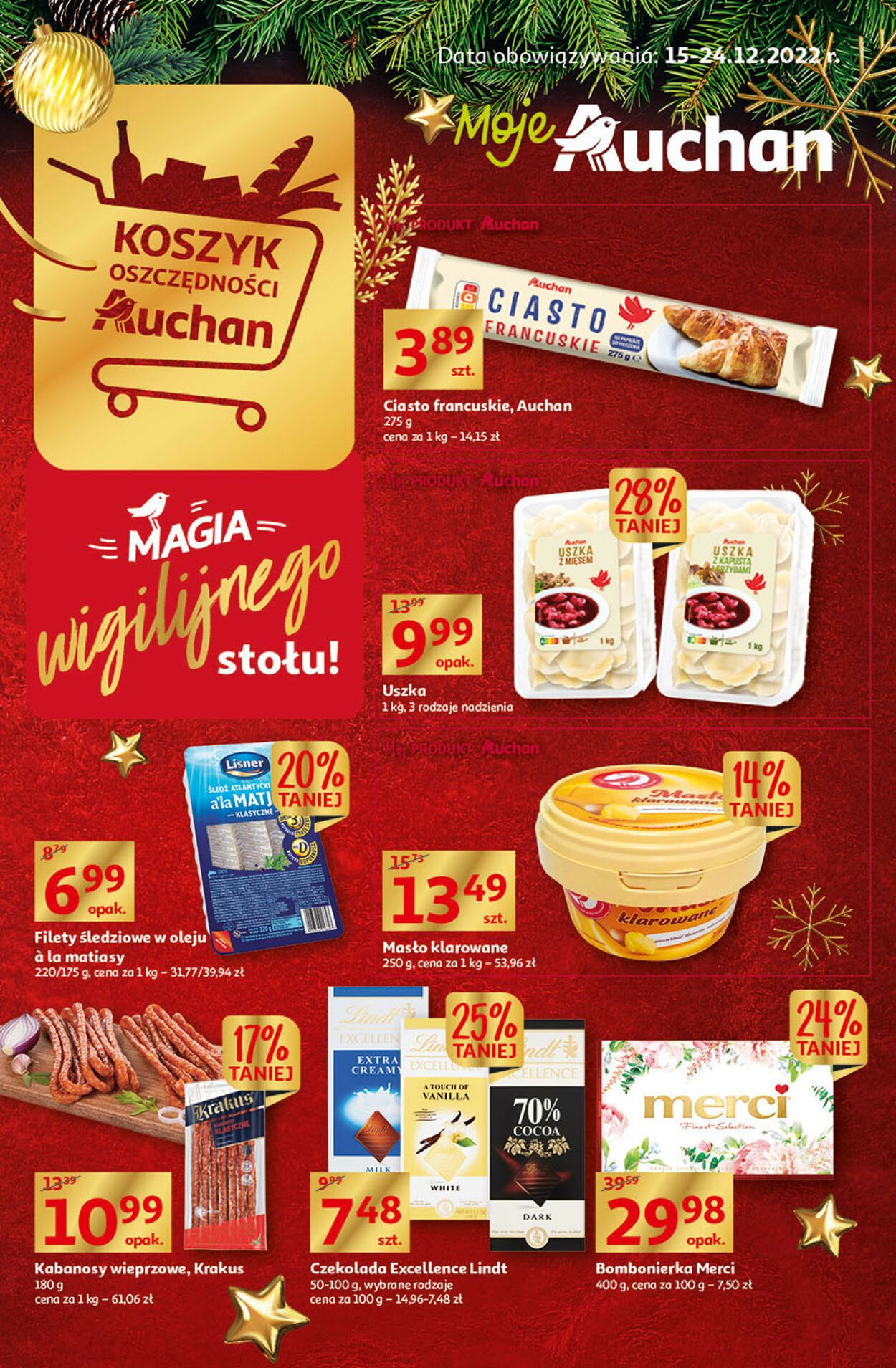 Gazetka promocyjna Auchan - 15.12-24.12.2022