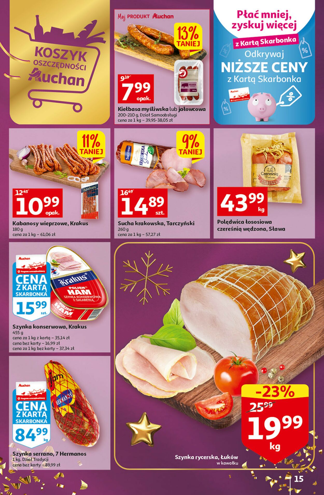 Gazetka promocyjna Auchan - 15.12-24.12.2022 (Strona 15)