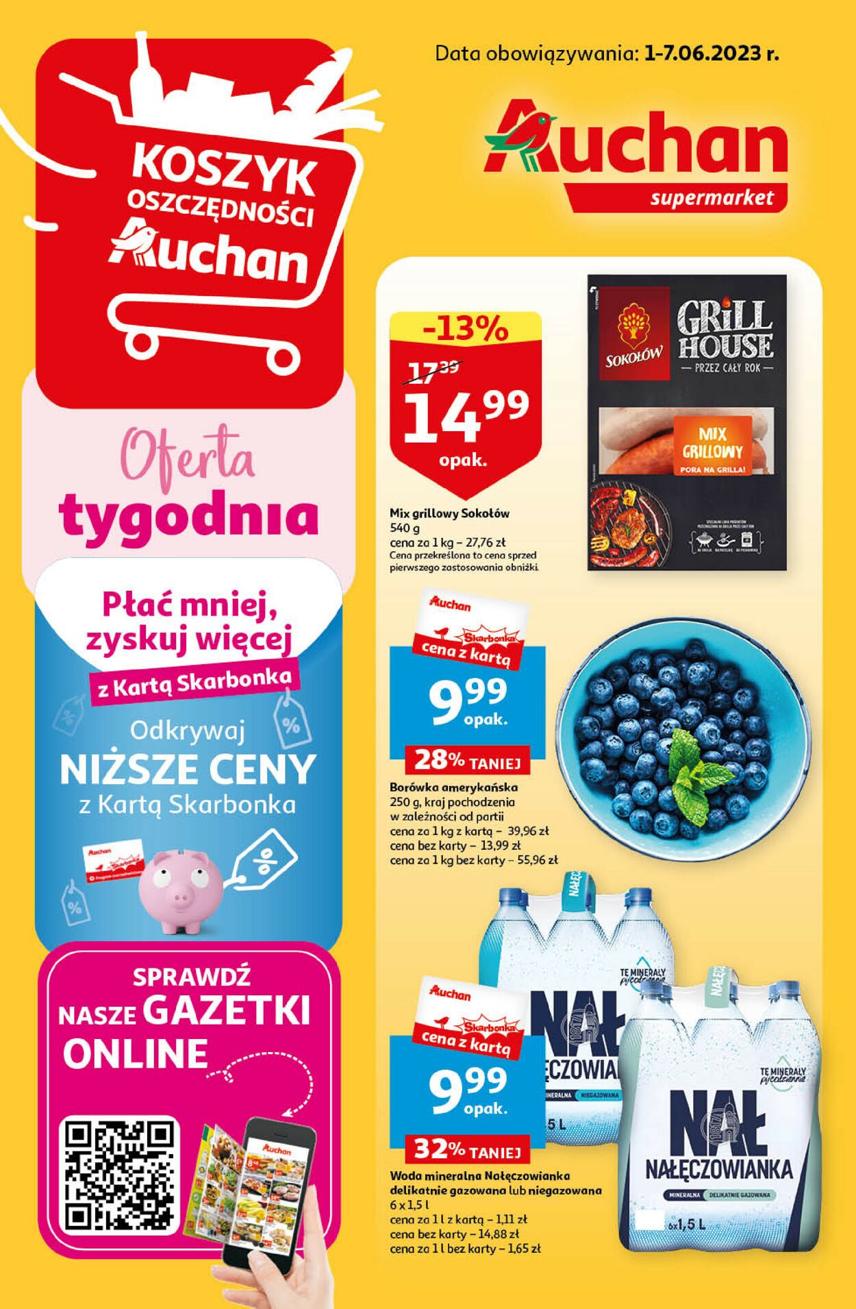 Gazetka promocyjna Auchan - 01.06-07.06.2023