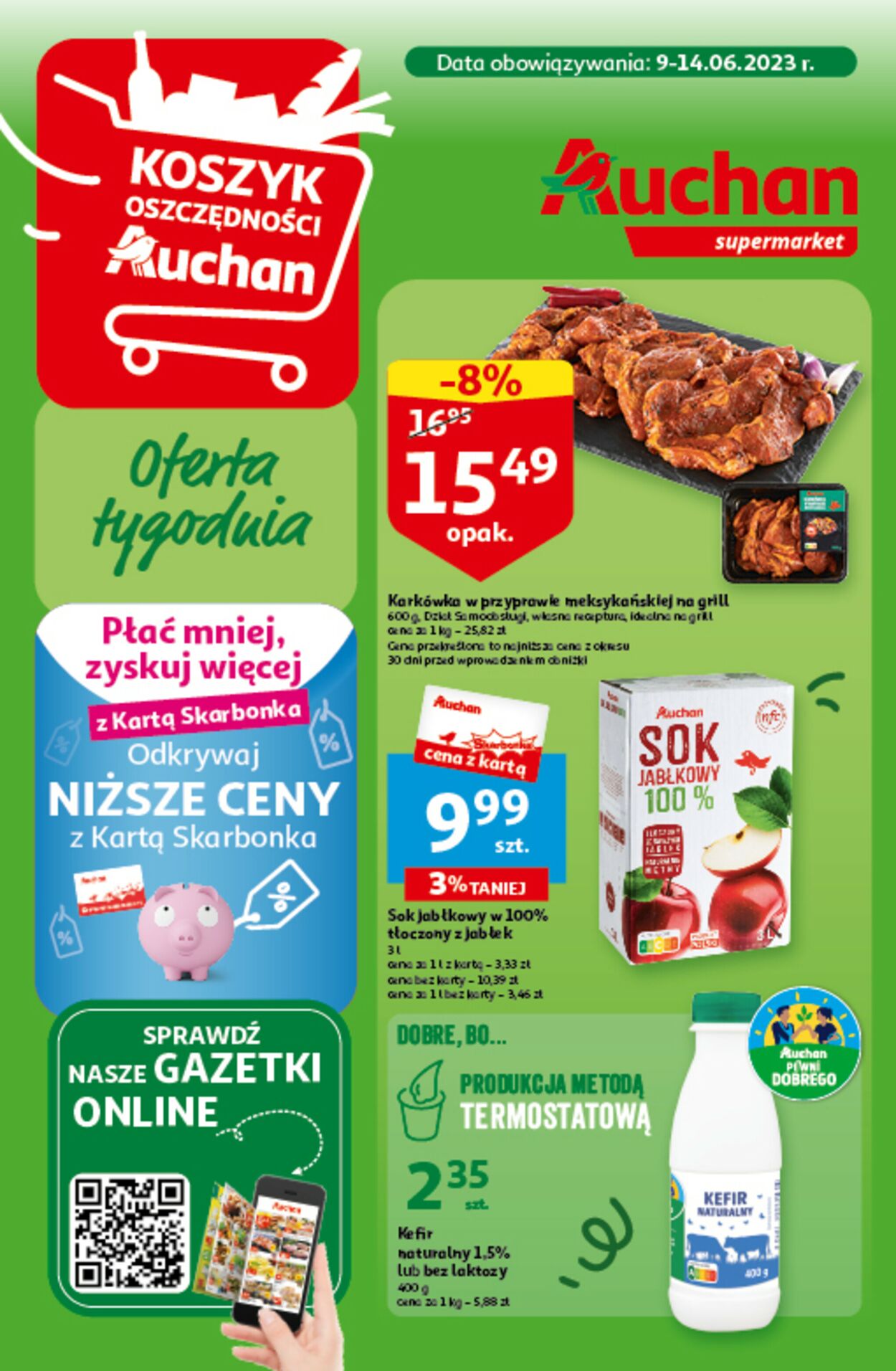 Gazetka promocyjna Auchan - 09.06-14.06.2023