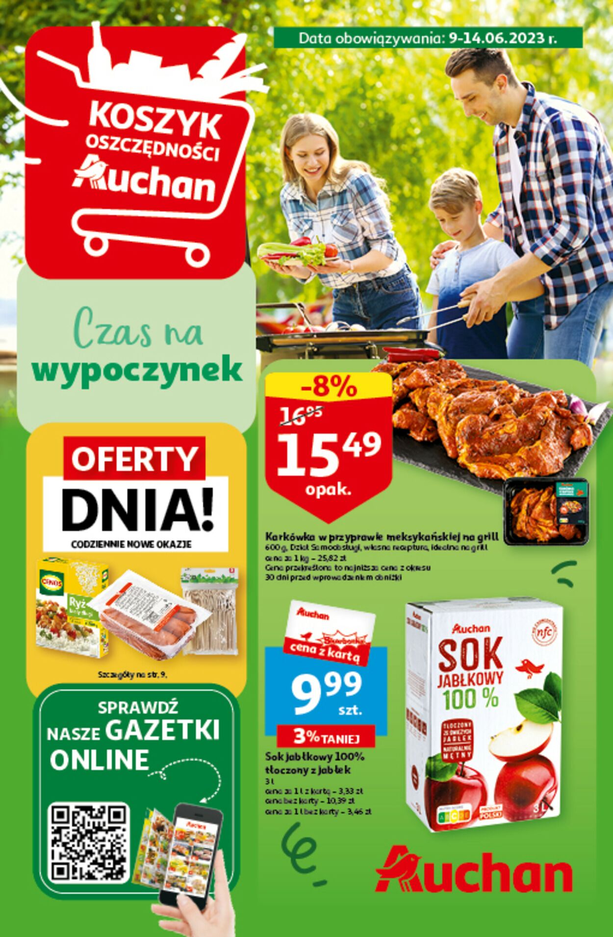Gazetka promocyjna Auchan - 09.06-14.06.2023