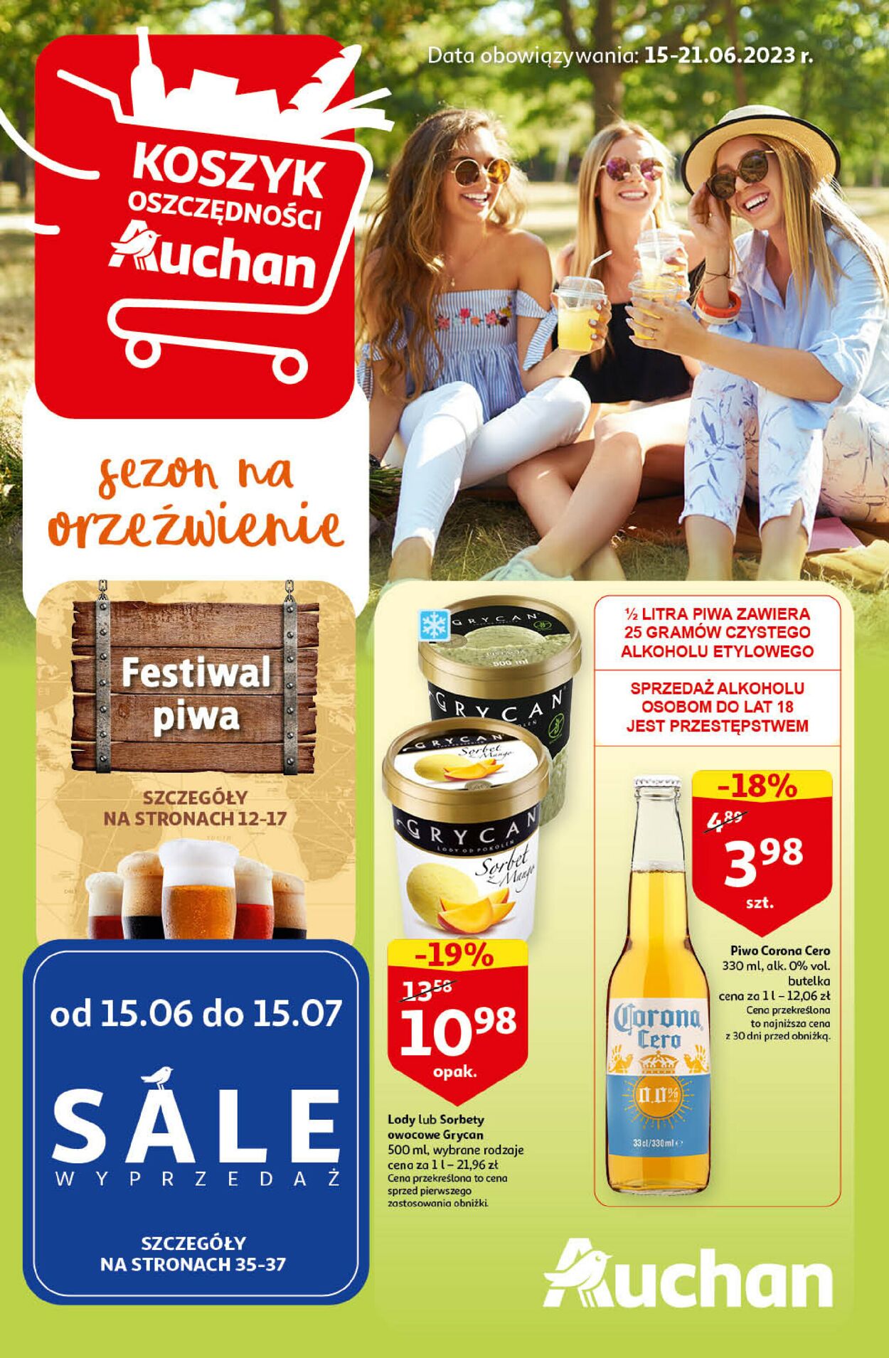 Gazetka promocyjna Auchan - 15.06-21.06.2023