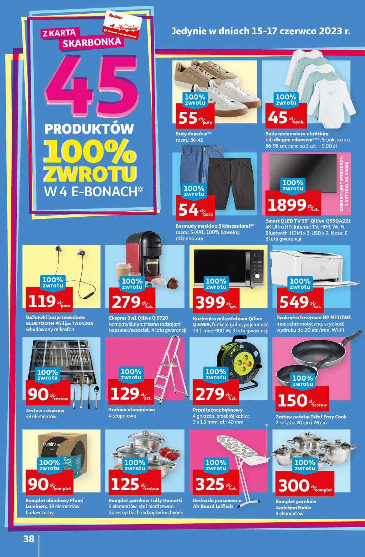 Gazetka promocyjna Auchan - 15.06-21.06.2023 (Strona 38)