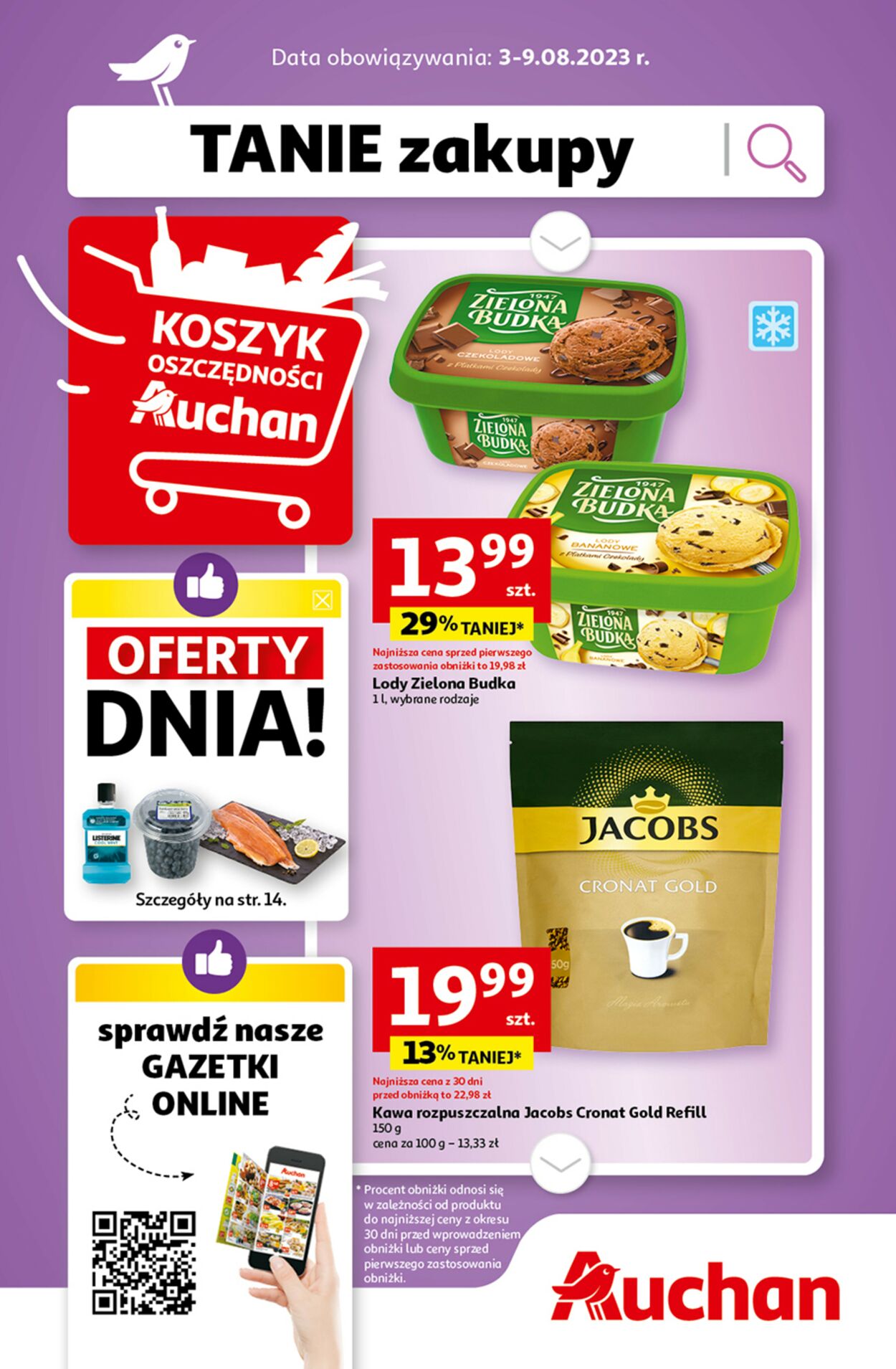 Gazetka promocyjna Auchan - 03.08-09.08.2023