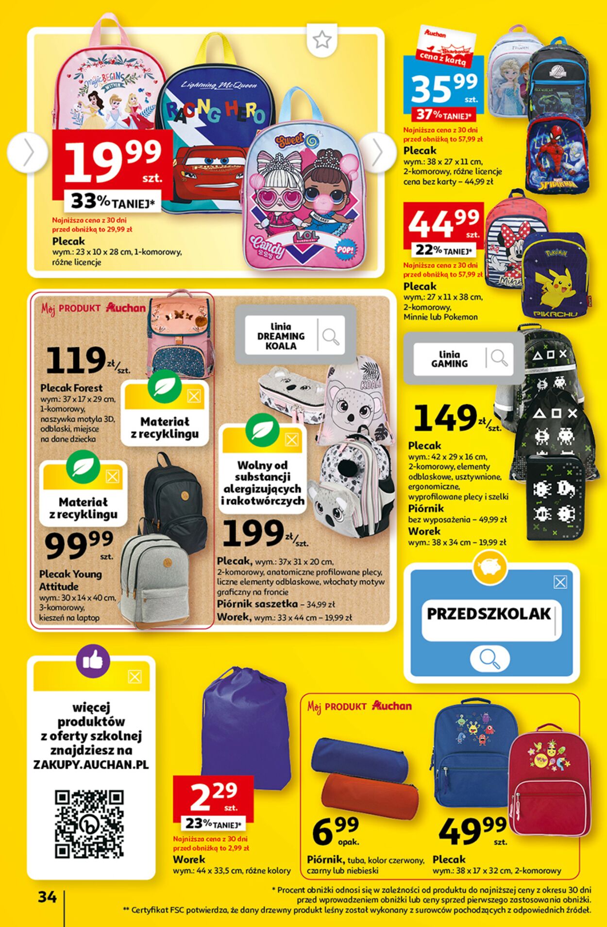 Gazetka promocyjna Auchan - 03.08-09.08.2023 (Strona 34)