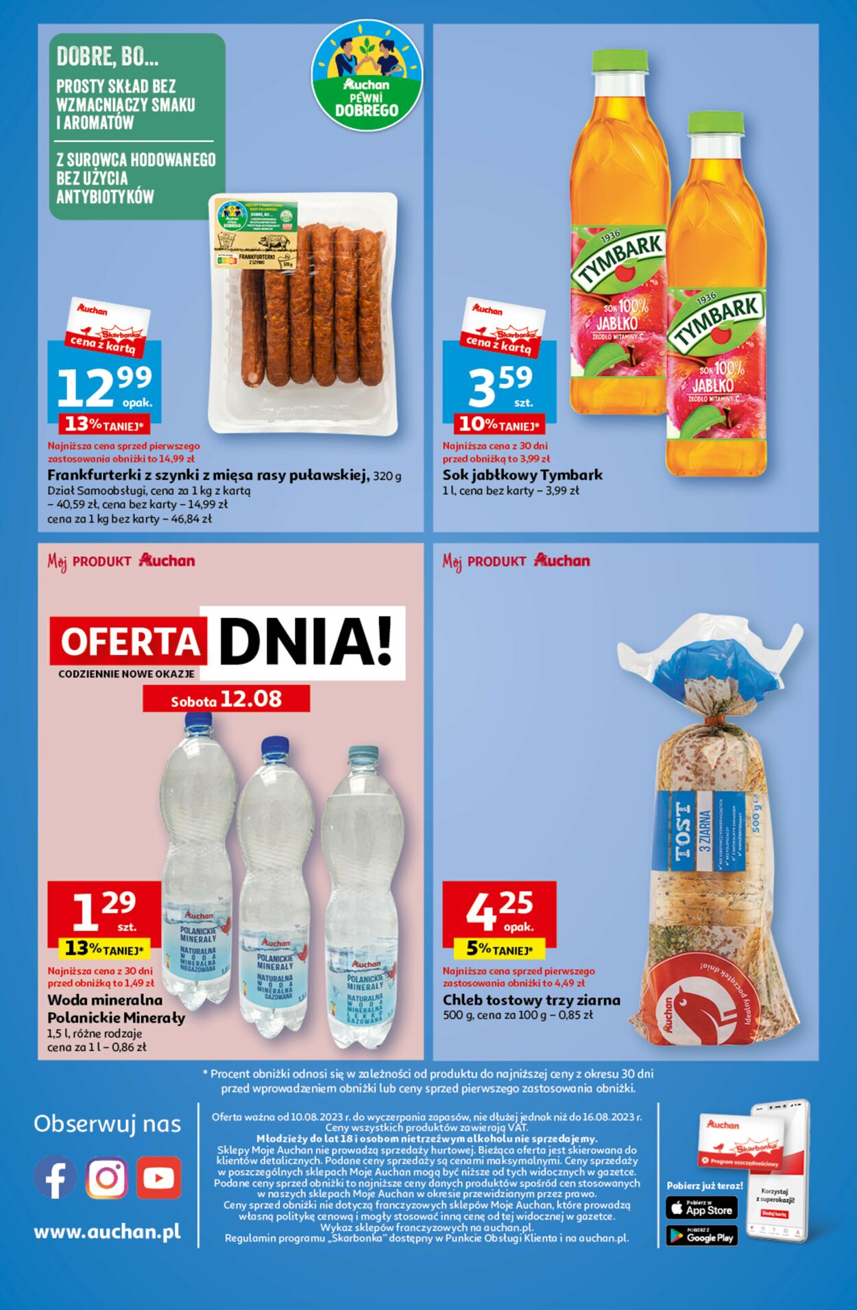 Gazetka promocyjna Auchan - 10.08-16.08.2023 (Strona 4)