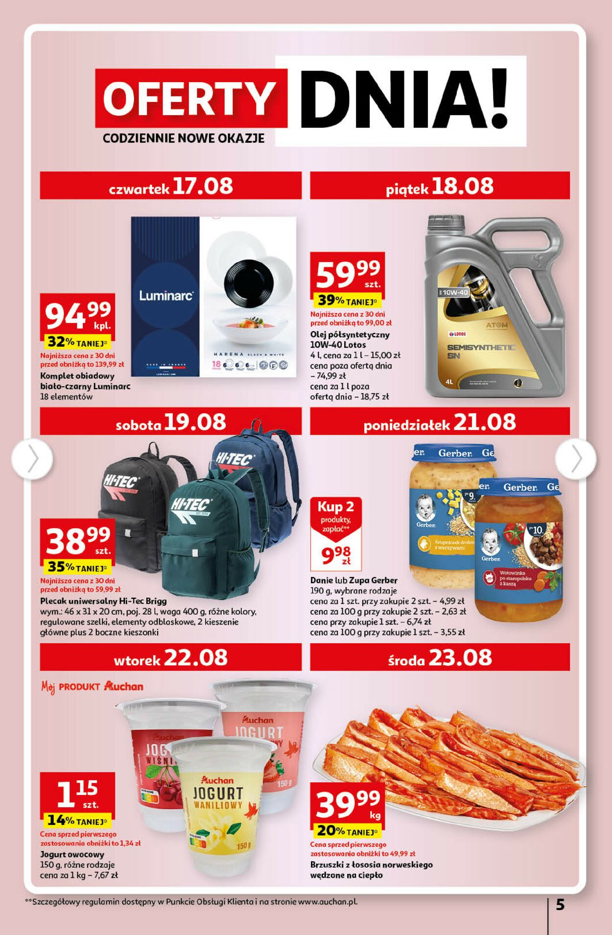 Gazetka promocyjna Auchan - 17.08-23.08.2023 (Strona 5)