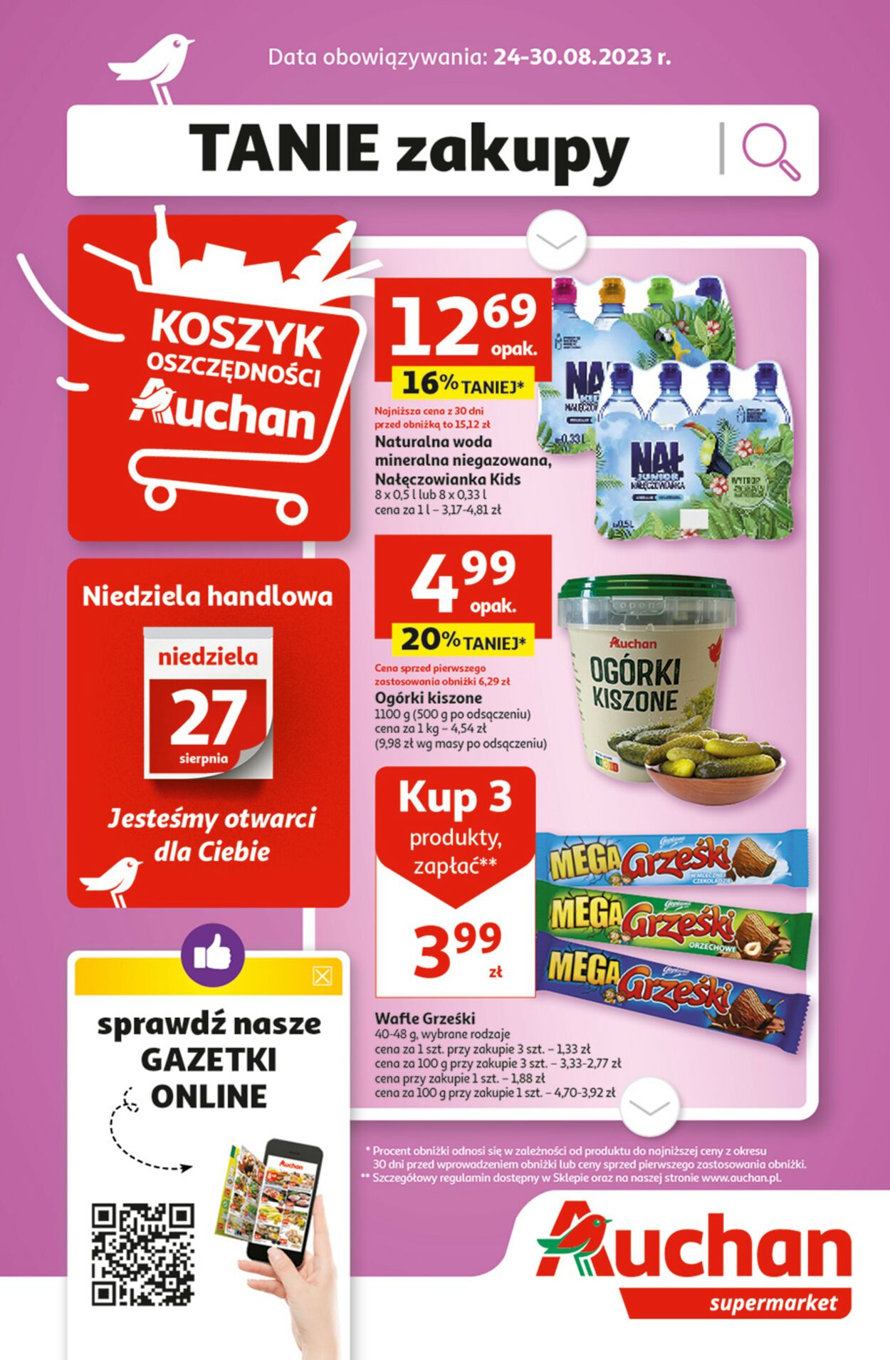 Gazetka promocyjna Auchan - 24.08-30.08.2023