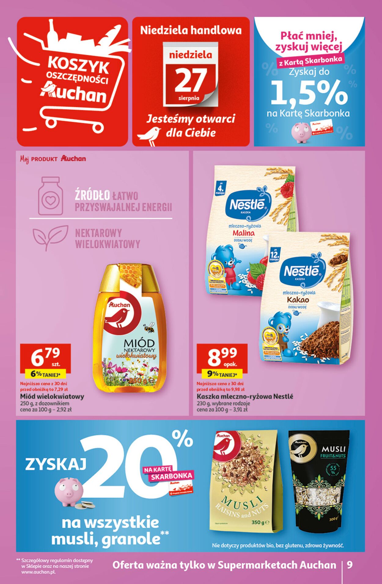 Gazetka promocyjna Auchan - 24.08-30.08.2023 (Strona 9)