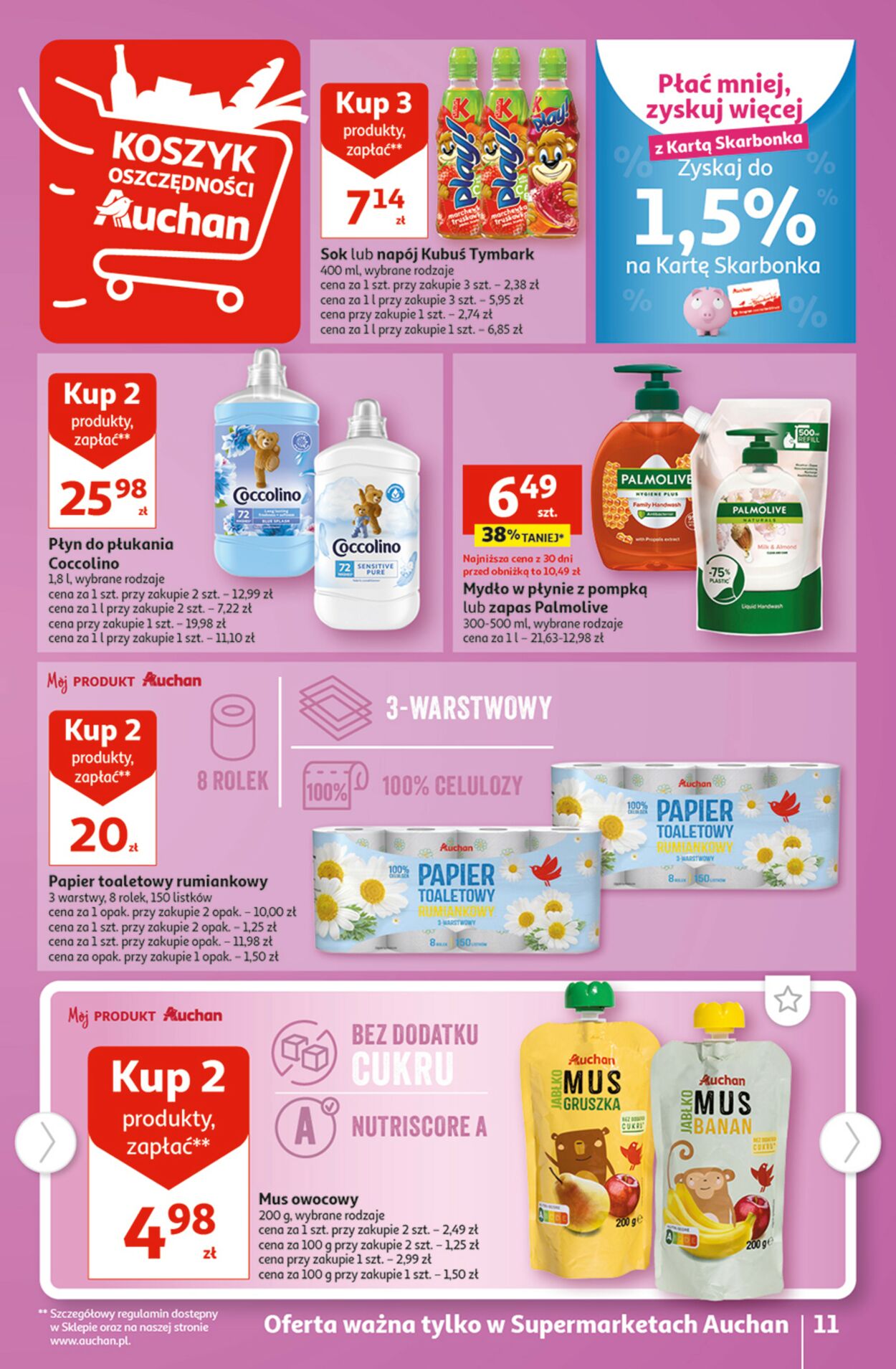 Gazetka promocyjna Auchan - 24.08-30.08.2023 (Strona 11)