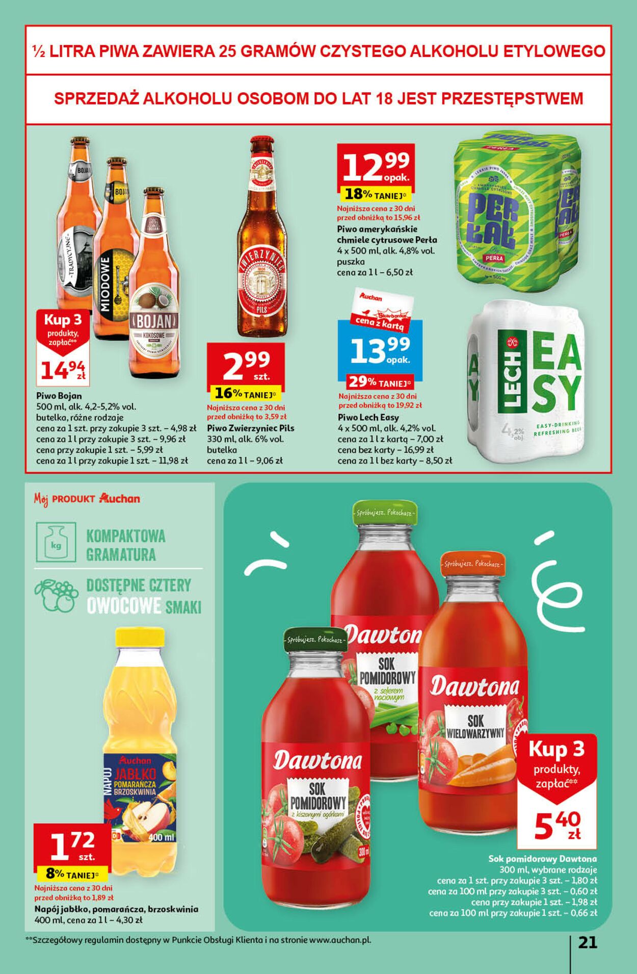 Gazetka promocyjna Auchan - 31.08-06.09.2023 (Strona 21)