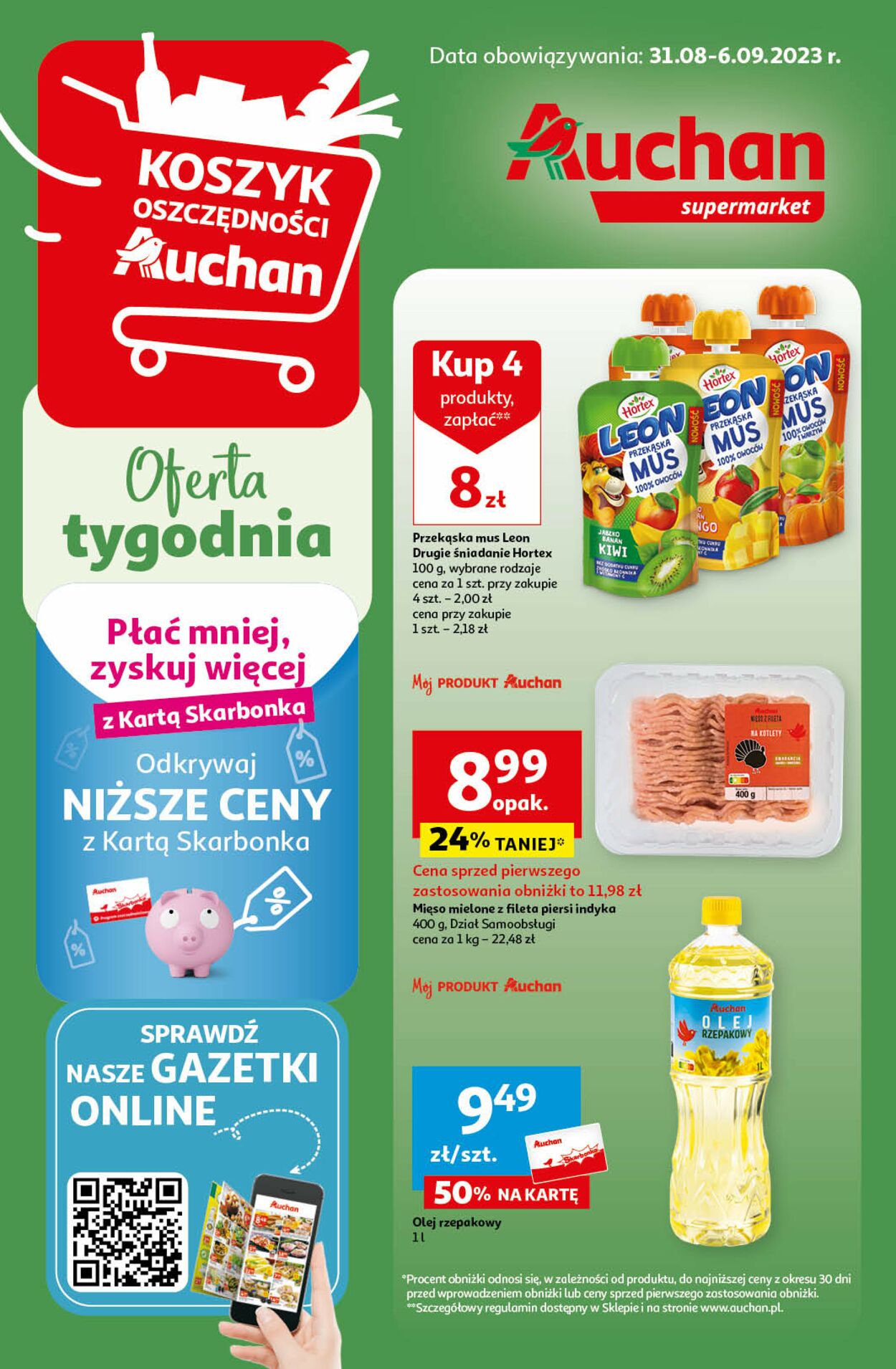 Gazetka promocyjna Auchan - 31.08-06.09.2023