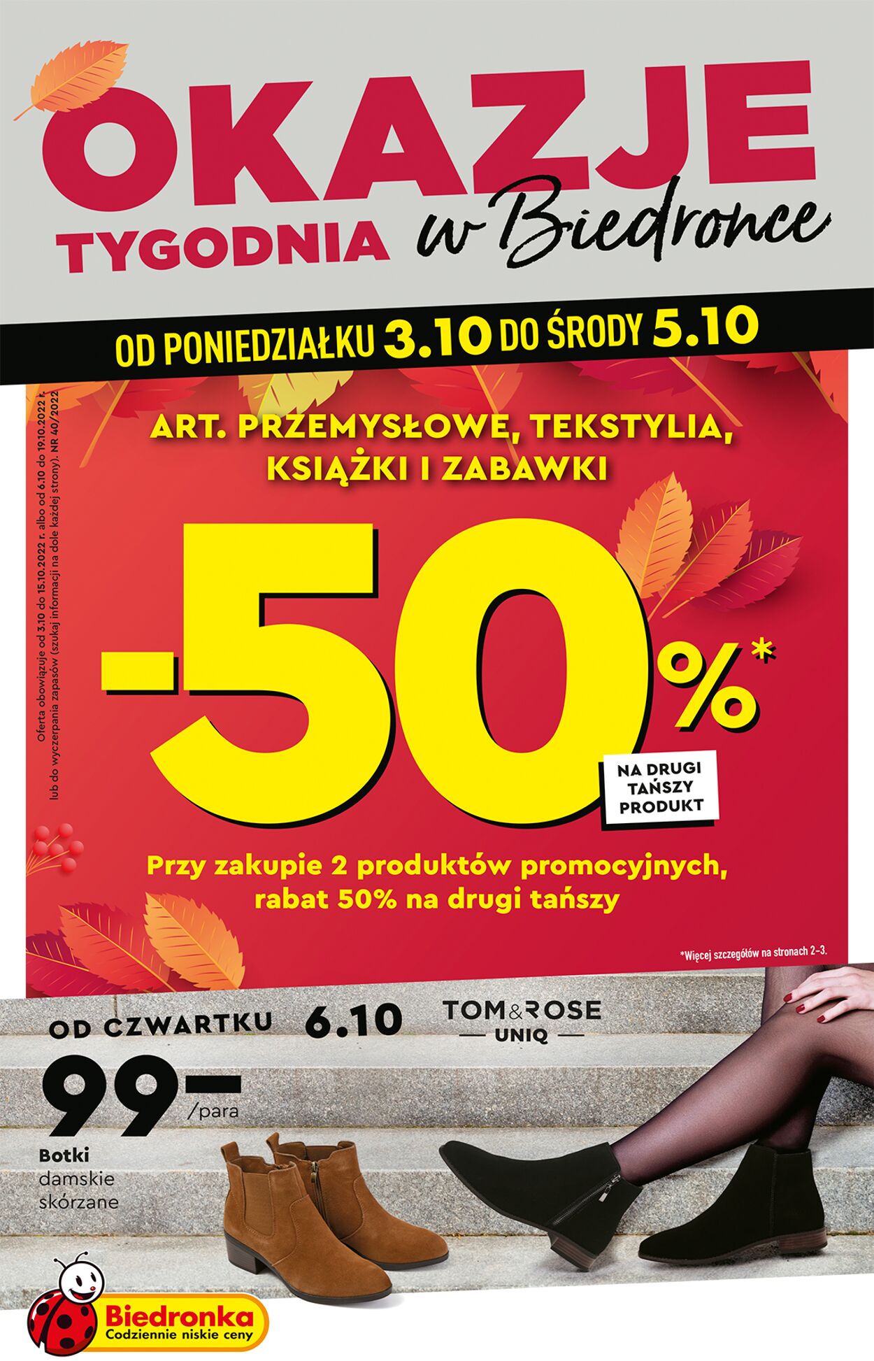 Gazetka promocyjna Biedronka - 03.10-05.10.2022