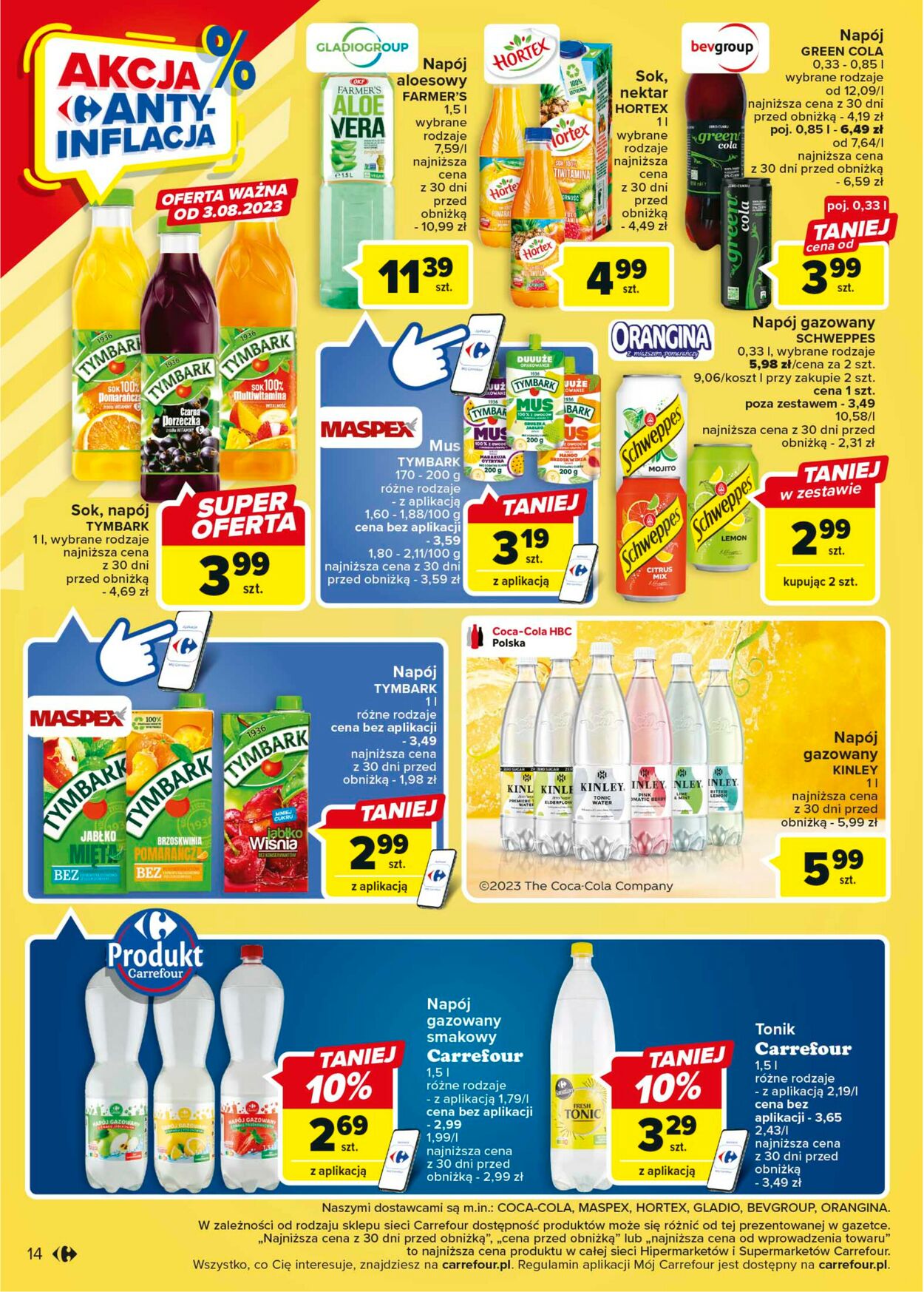 Gazetka promocyjna Carrefour Market - 01.08-12.08.2023 (Strona 14)