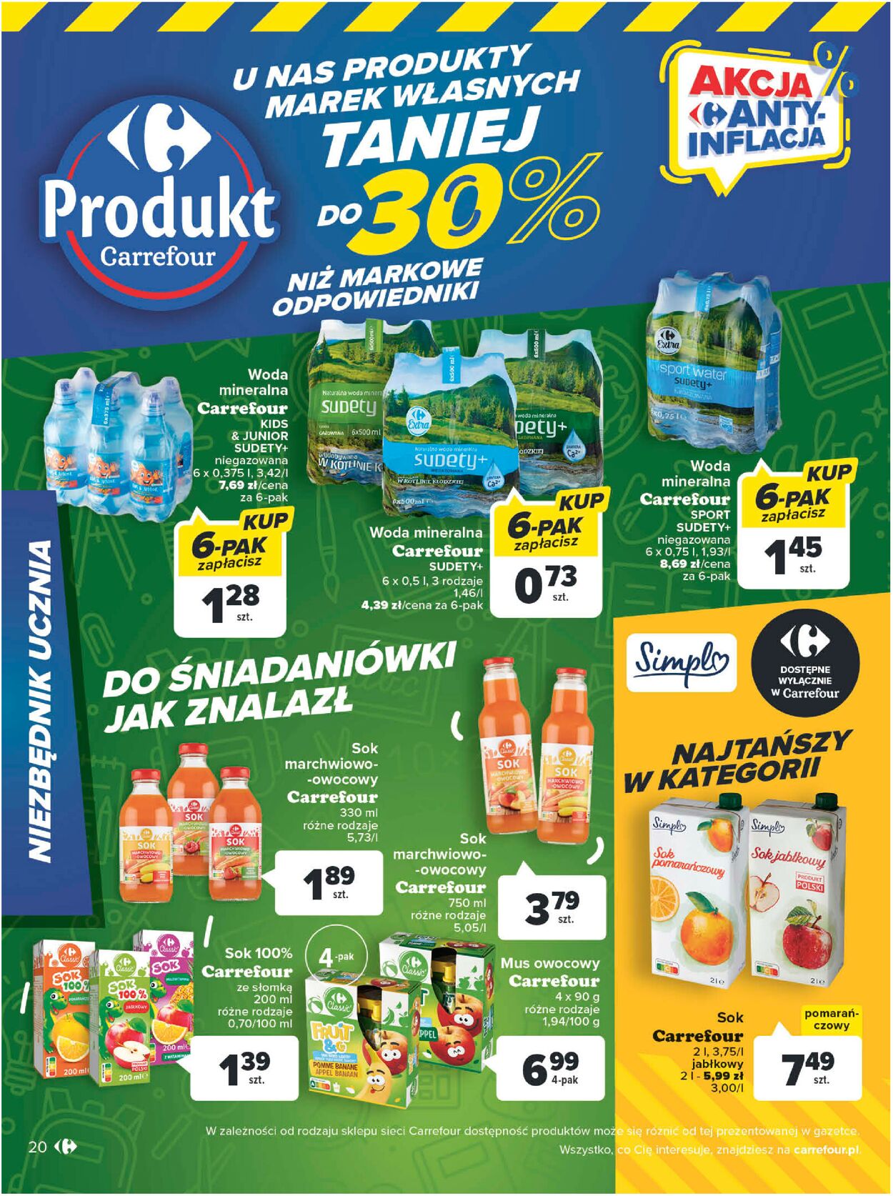 Gazetka promocyjna Carrefour Market - 29.08-09.09.2023 (Strona 20)