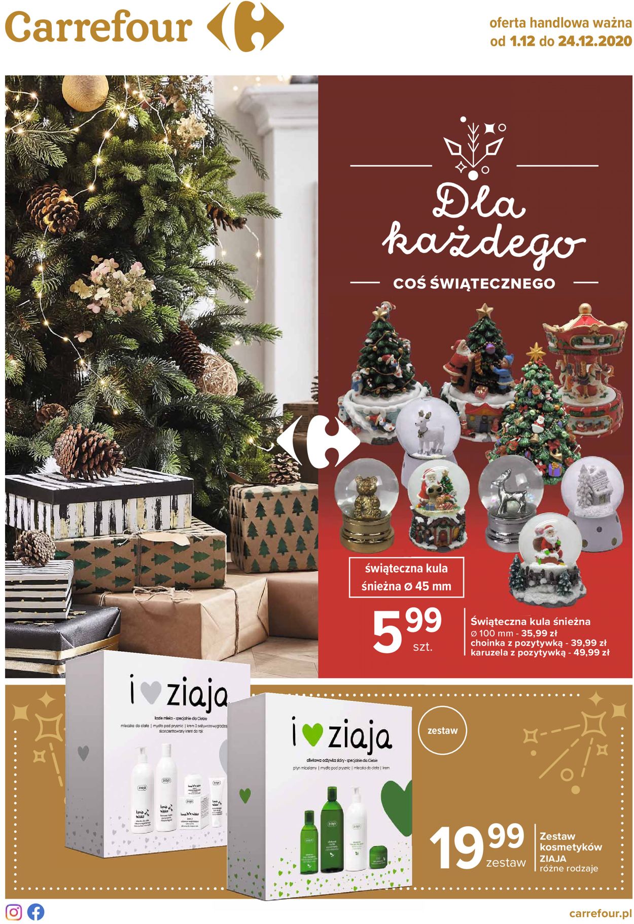 Gazetka promocyjna Carrefour Boże Narodzenie 2020 - 01.12-24.12.2020