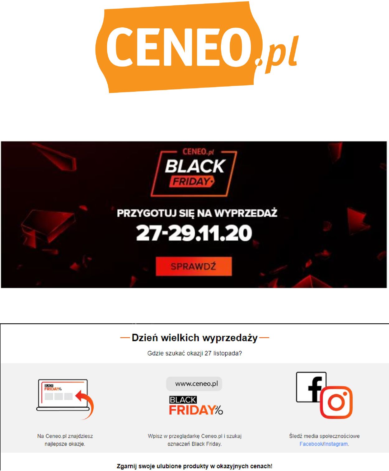 Gazetka promocyjna Ceneo Black Friday 2020 - 26.11-02.12.2020