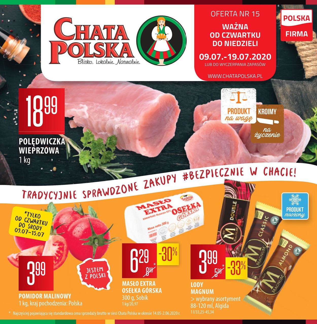 Gazetka promocyjna Chata Polska - 09.07-19.07.2020
