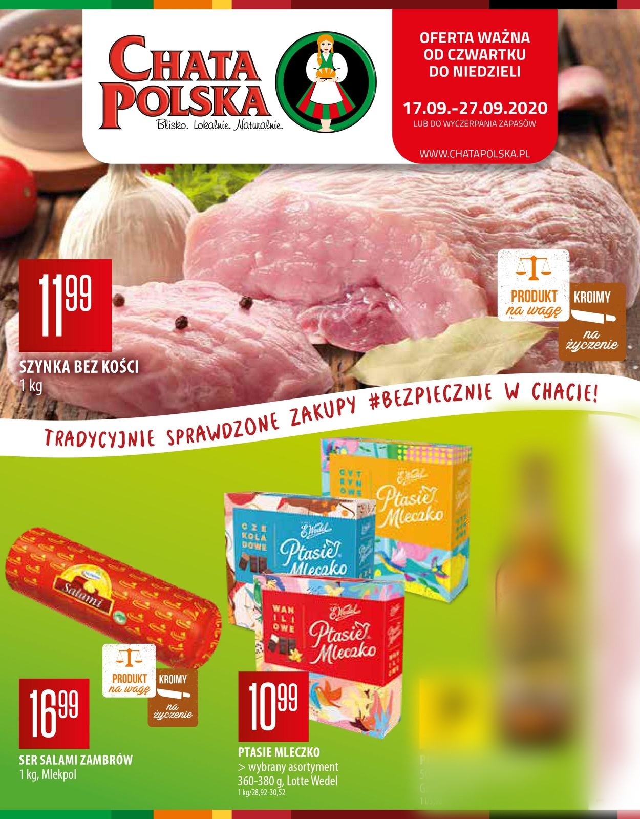 Gazetka promocyjna Chata Polska - 17.09-27.09.2020