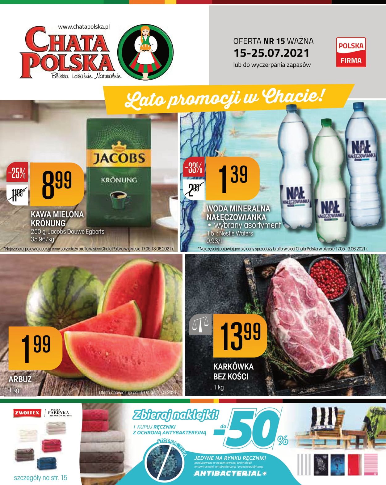 Gazetka promocyjna Chata Polska - 15.07-25.07.2021