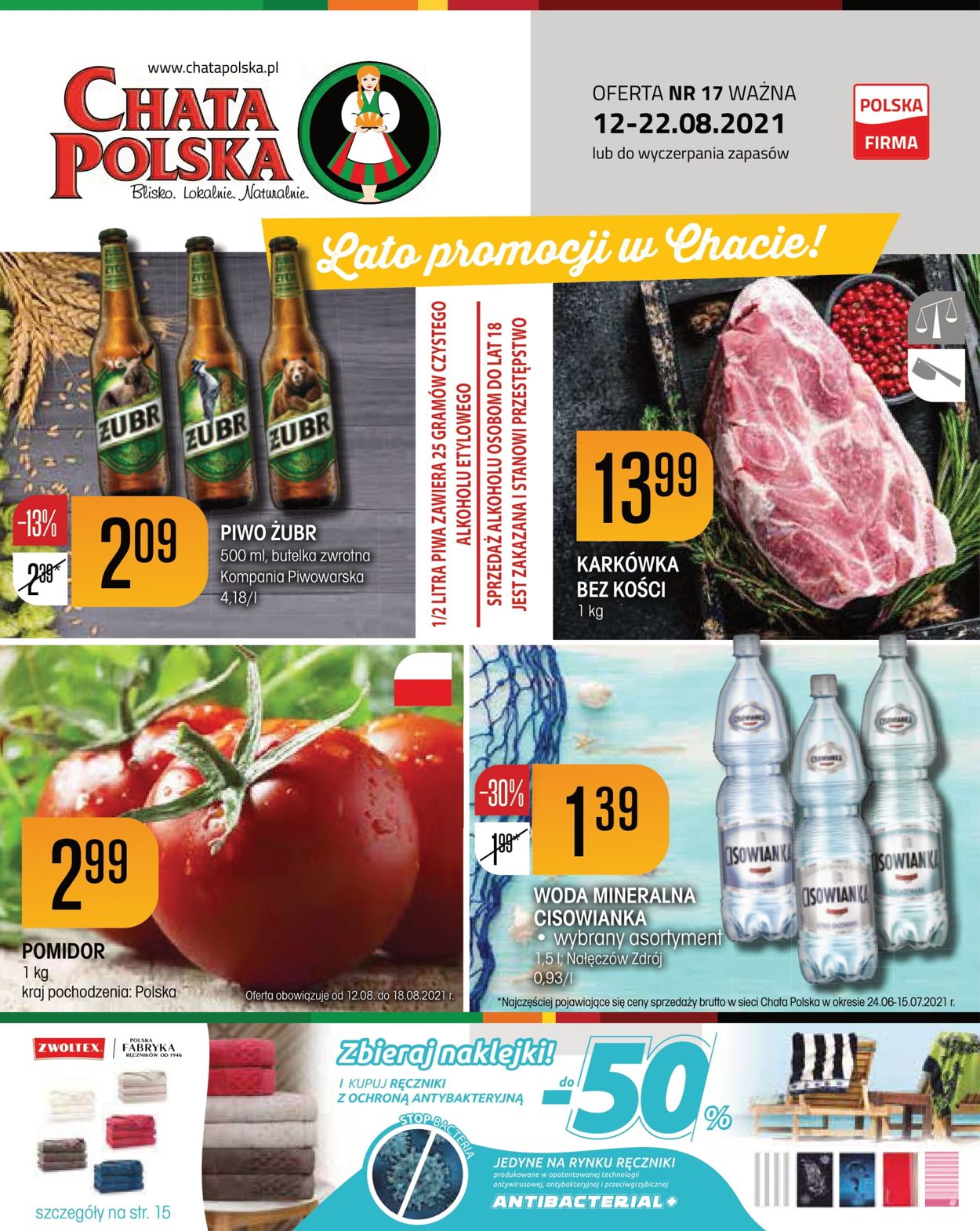 Gazetka promocyjna Chata Polska - 12.08-22.08.2021