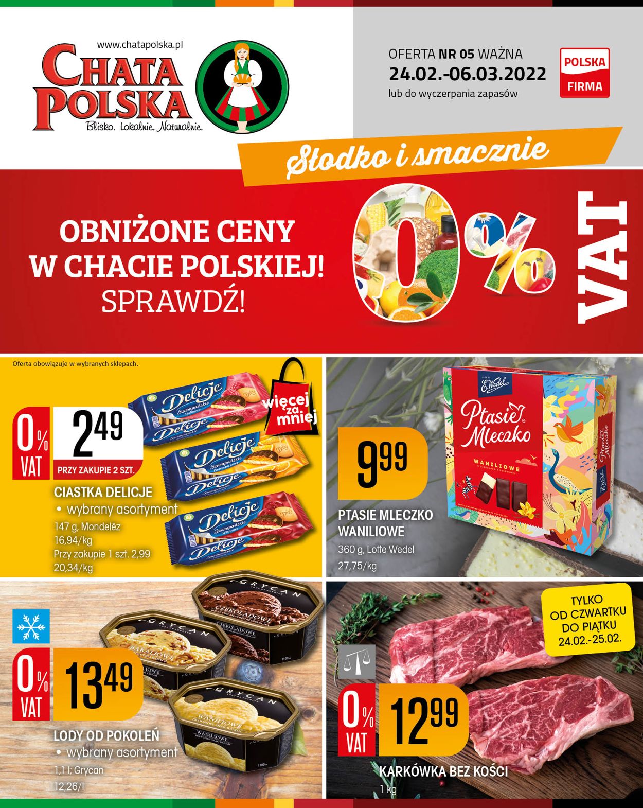 Gazetka promocyjna Chata Polska - 24.02-06.03.2022