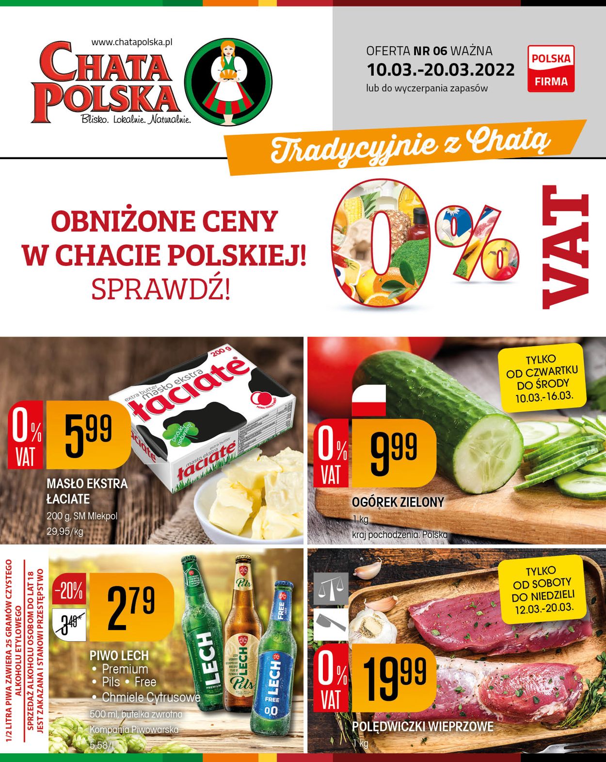 Gazetka promocyjna Chata Polska - 10.03-20.03.2022