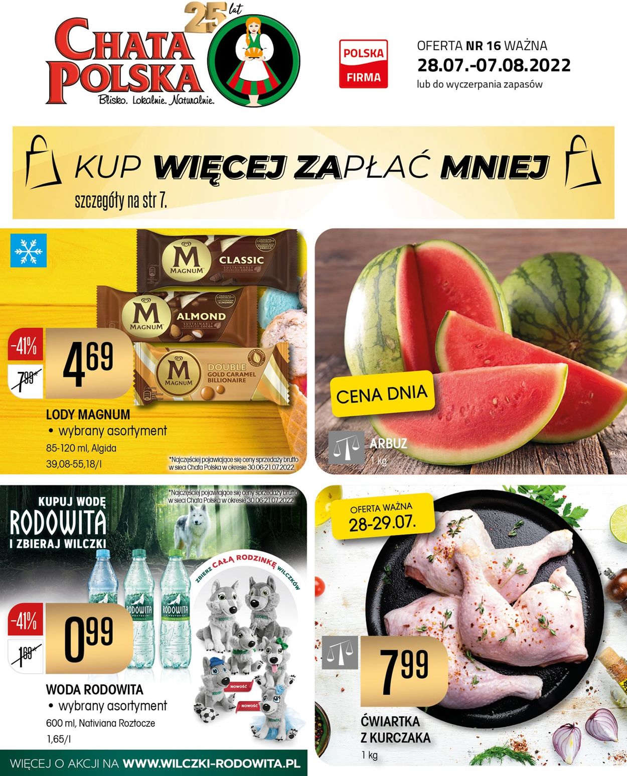 Gazetka promocyjna Chata Polska - 28.07-07.08.2022